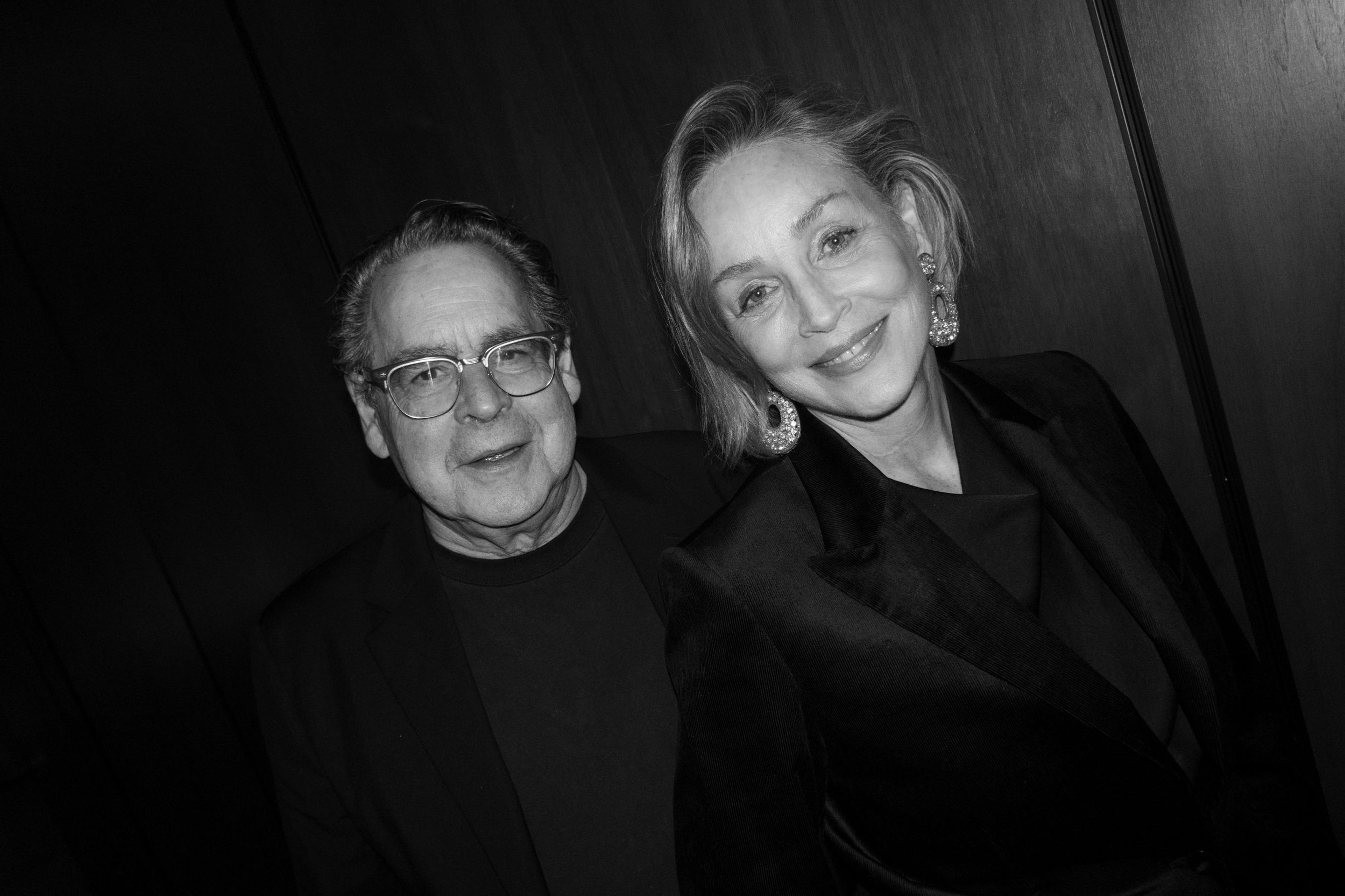  Udo Kittelmann and Sharon Stone 