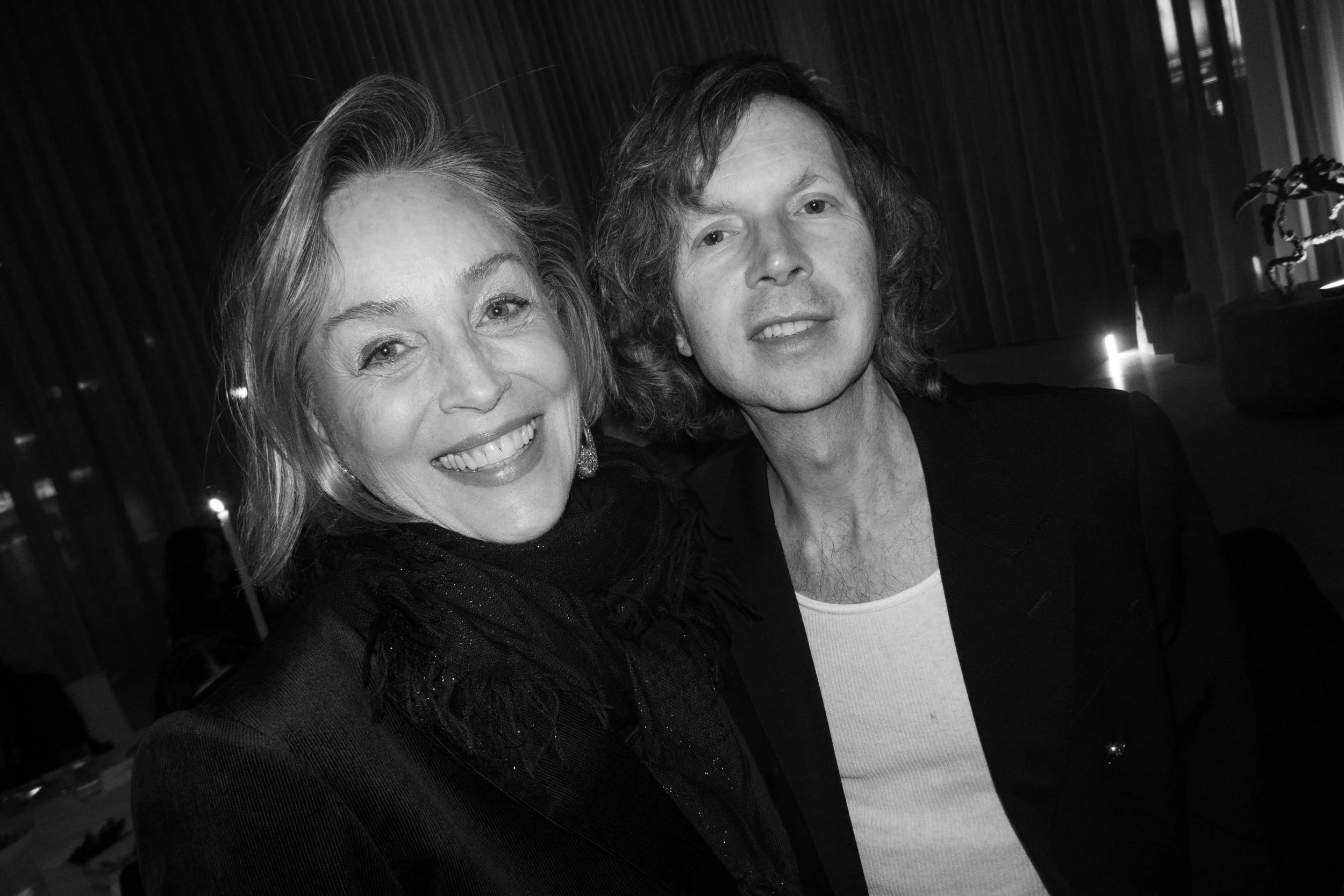 Sharon Stone and Beck  