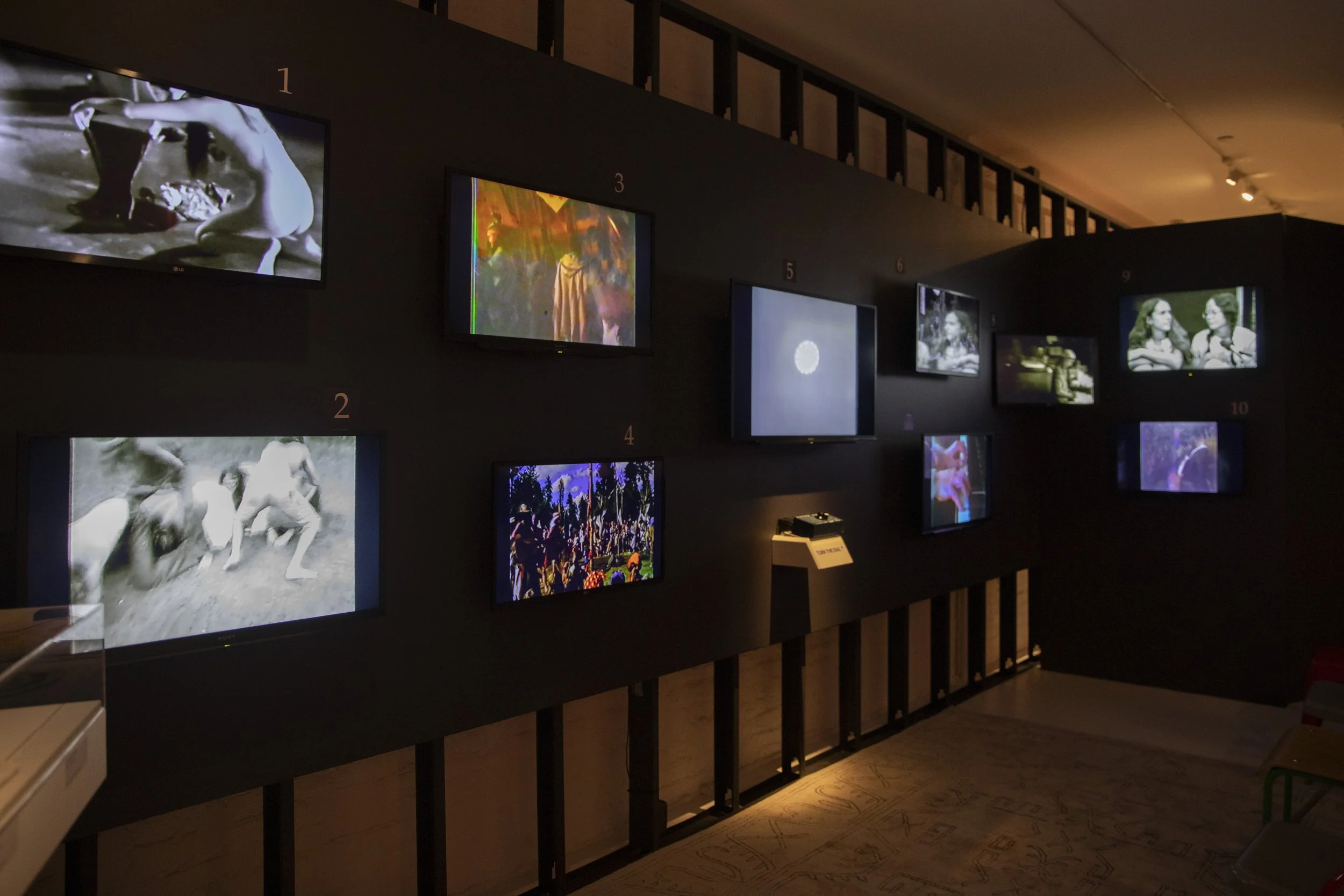  Installation view.  Utopia: Three Centuries of Sexuality in American Cults and Communes.  The Museum of Sex, New York. 