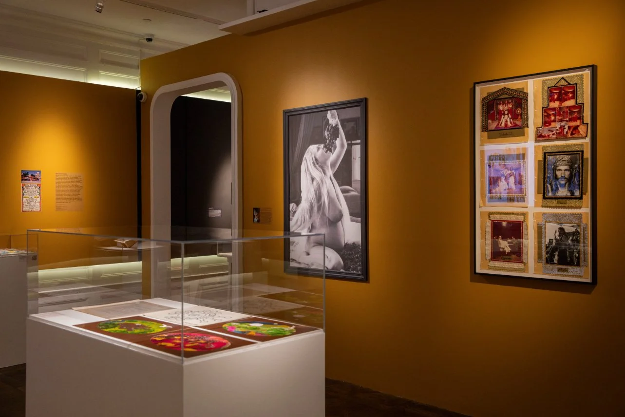  Installation view.  Utopia: Three Centuries of Sexuality in American Cults and Communes.  The Museum of Sex, New York. 