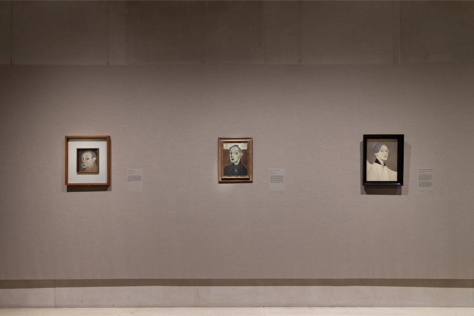  Installation view of  Seeing Silence: The Paintings of Helene Schjerfbeck   