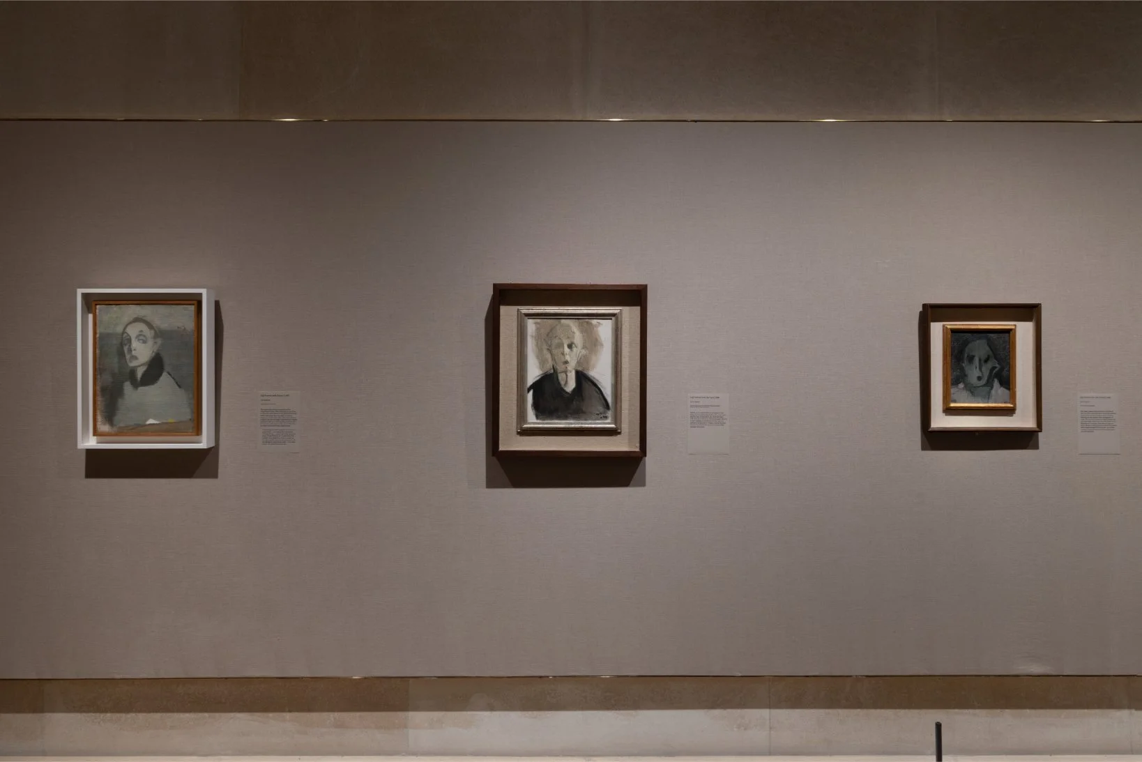  Installation view of  Seeing Silence: The Paintings of Helene Schjerfbeck  