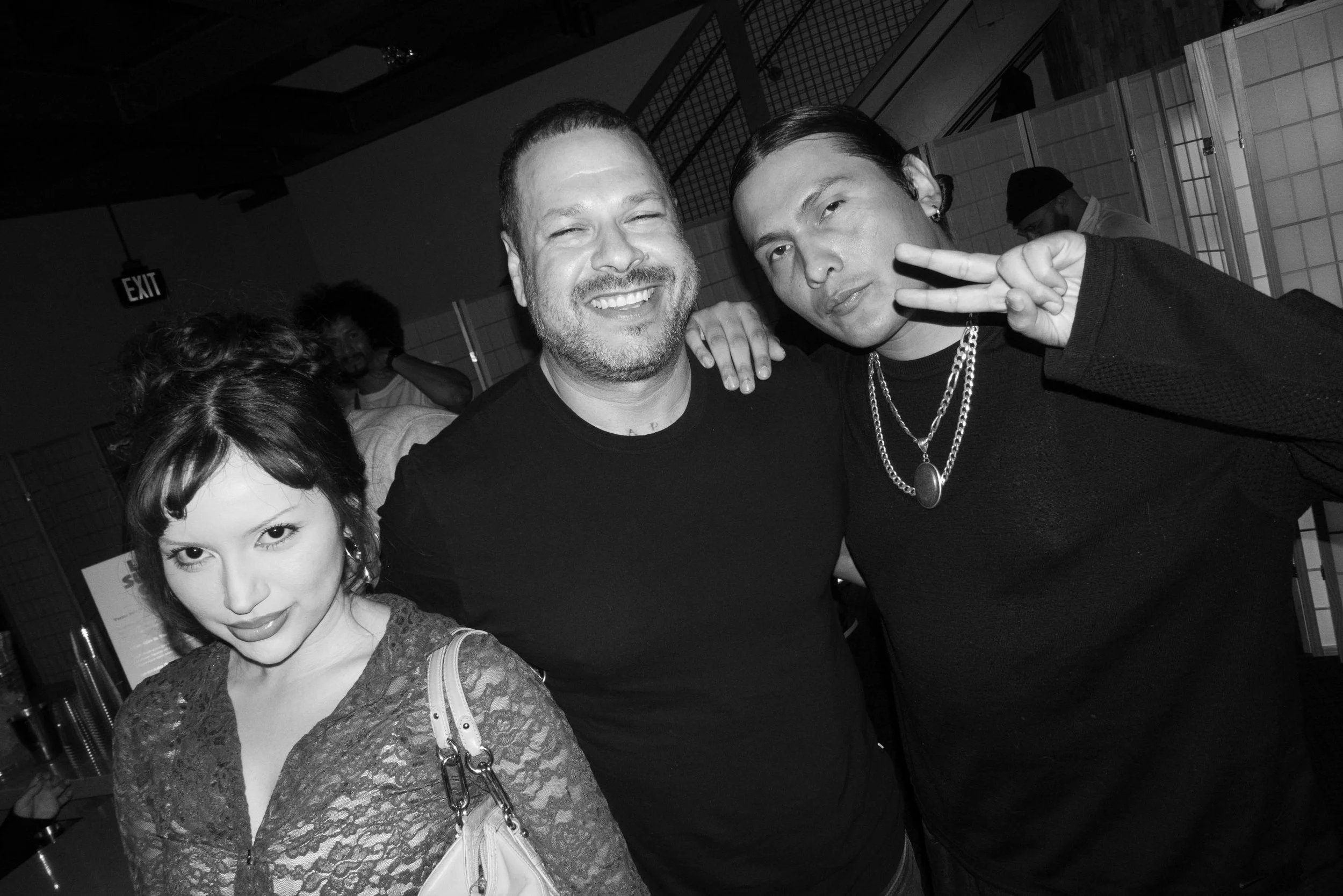  Sam Borkson, Ozzie Juarez and a friend 