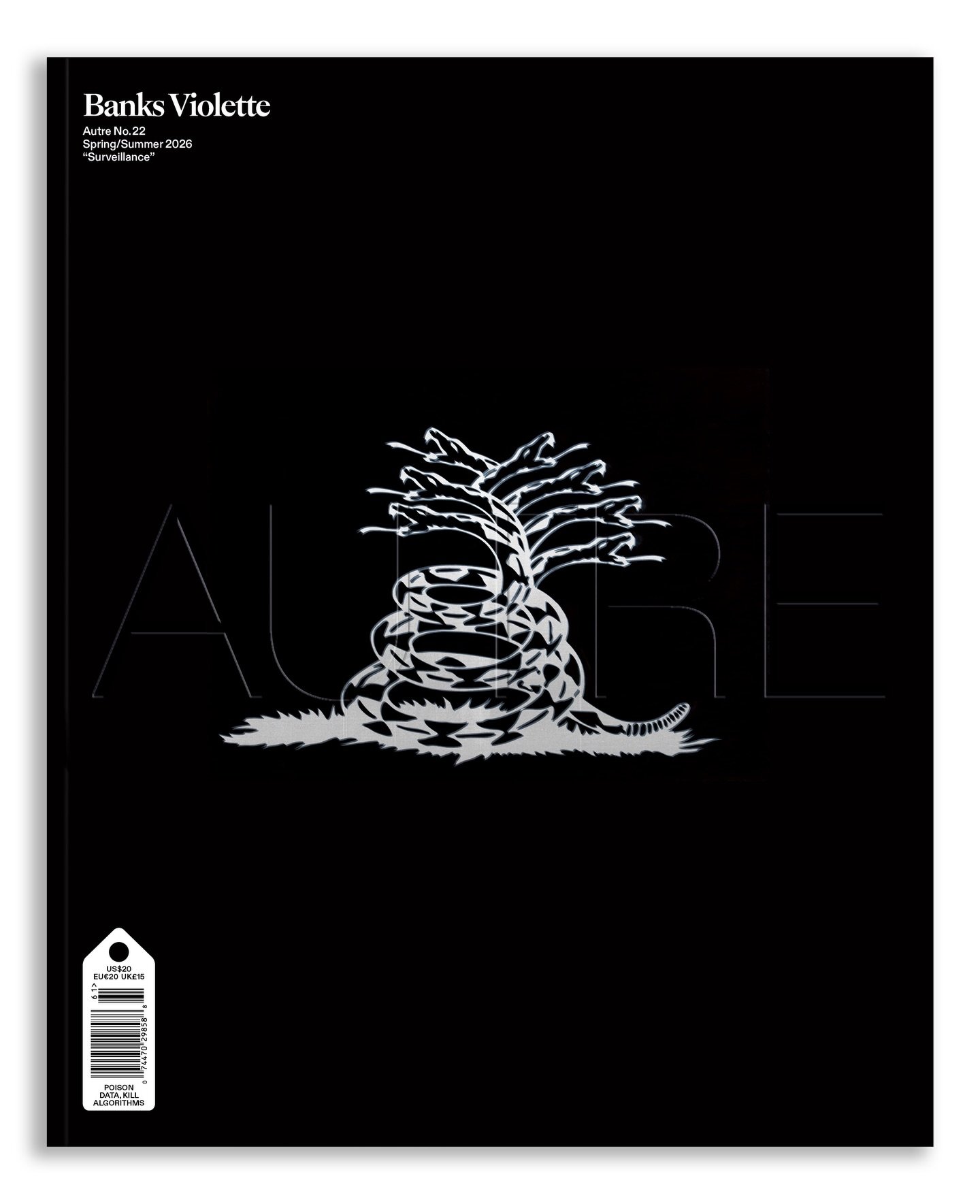 BANKS VIOLETTE FOR AUTRE&rsquo;S SS26 &ldquo;SURVEILLANCE&rdquo; ISSUE. Available to preorder now (🔗 in bio)

Banks Violette returns to the art world&rsquo;s fragile stage after a decade-long withdrawal with sharpened intent. His oscillation between