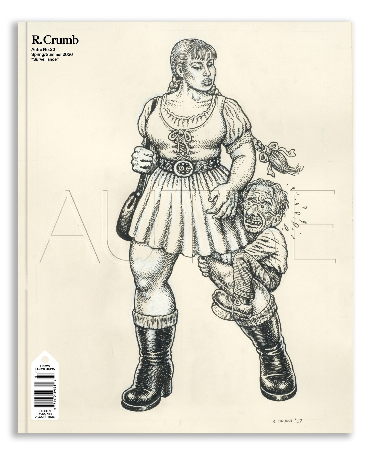 R. CRUMB FOR AUTRE&rsquo;S SS26 &ldquo;SURVEILLANCE&rdquo; ISSUE. A RARE IN-DEPTH INTERVIEW. Preorder now (link in bio). 

PARANOIA IN THE TECHNO WORLD. For the past six decades, cartoonist R. Crumb has captured the haunting perversity and paranoia o