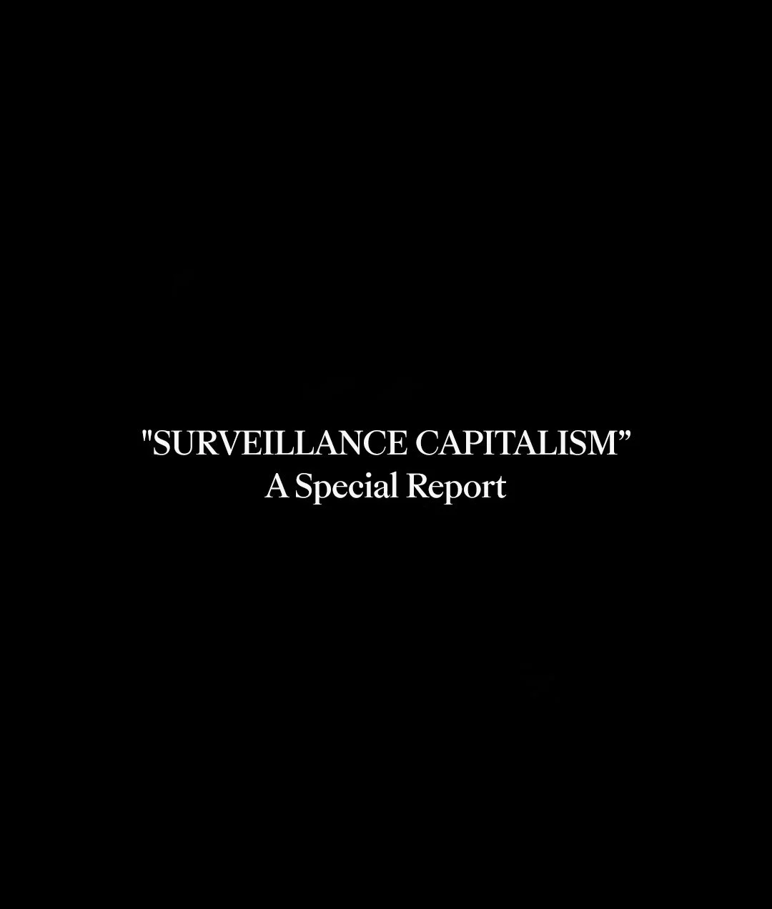 A special report&hellip;