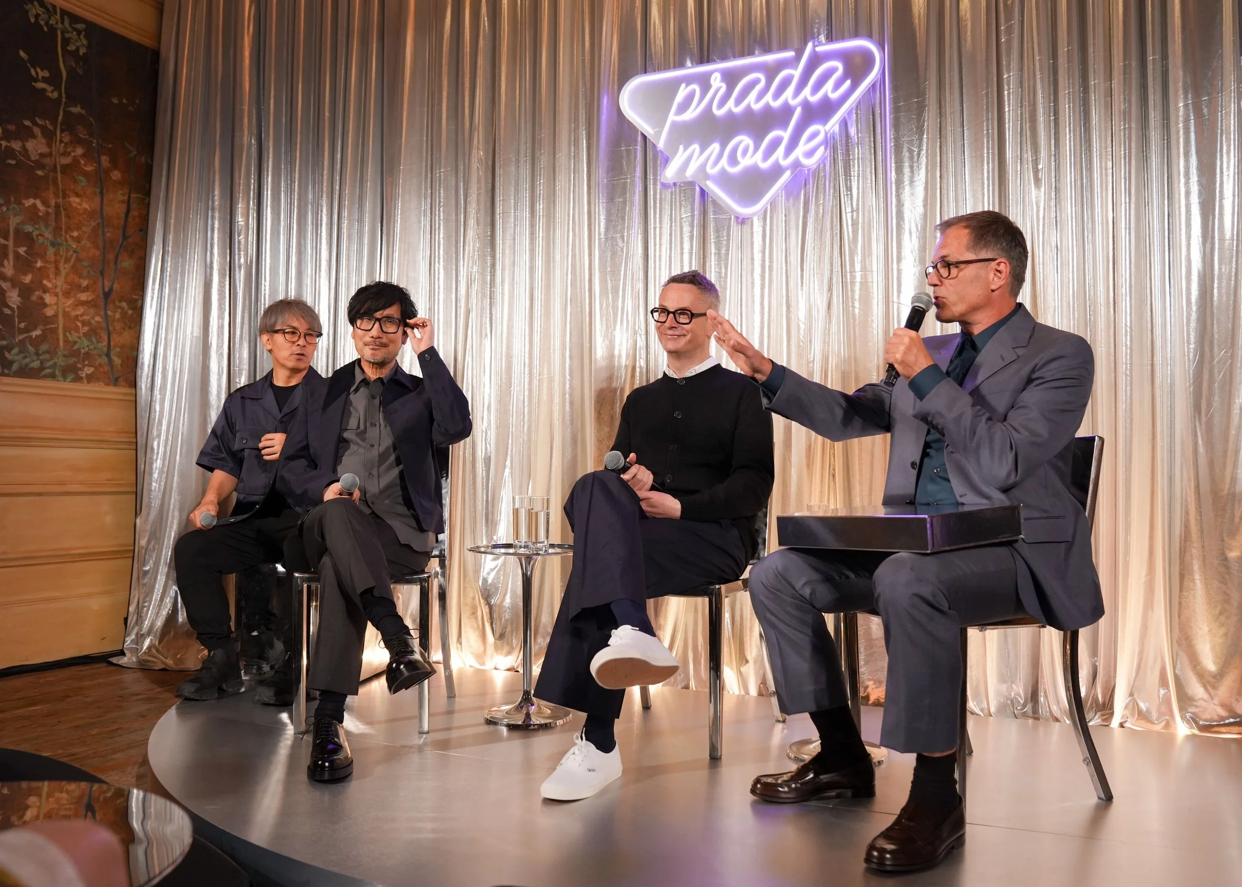 Hideo Kojima, Nicolas Winding Refn, and Mikael Bertelsen
