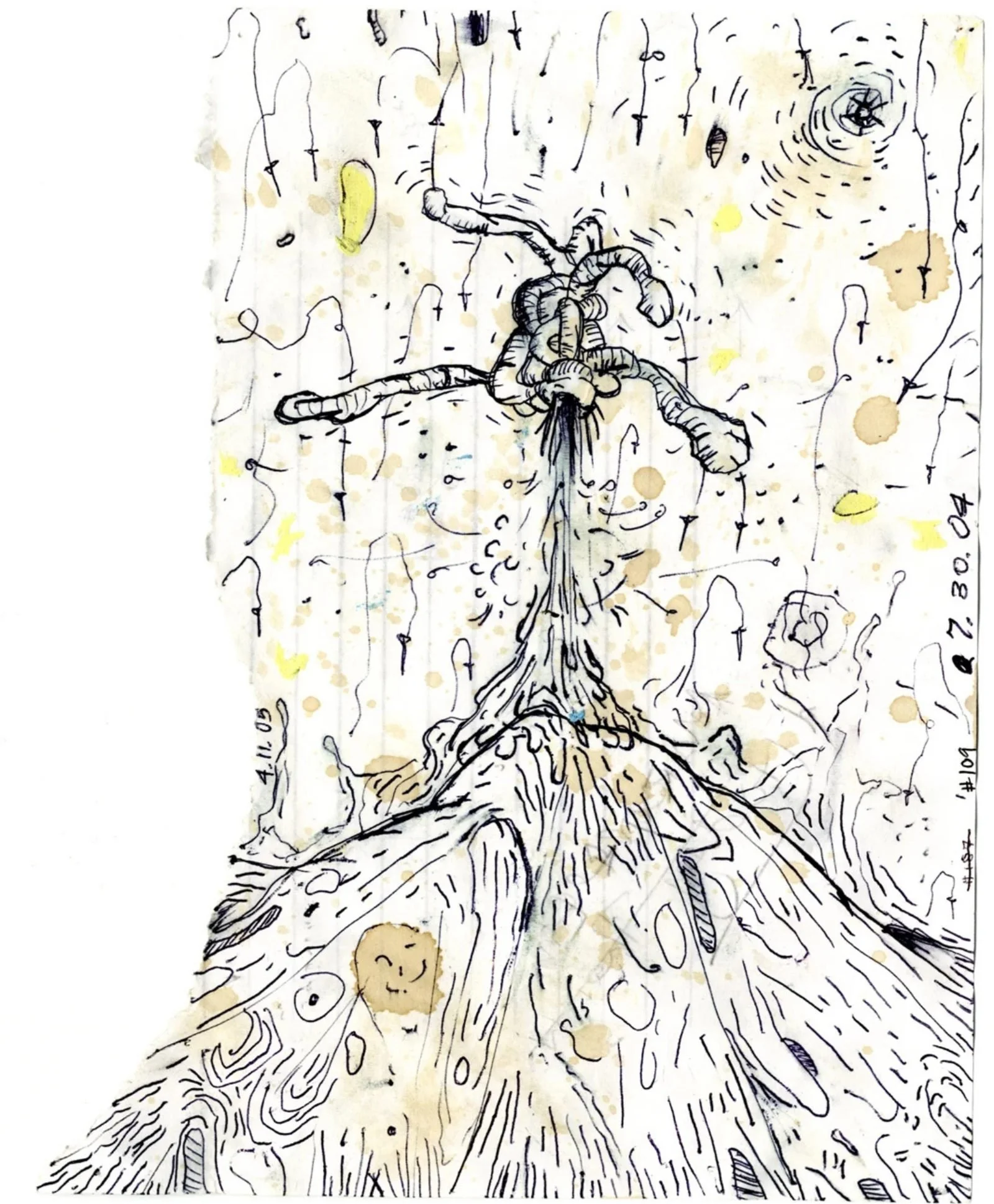  Pope.L  Failure Drawing #109  
