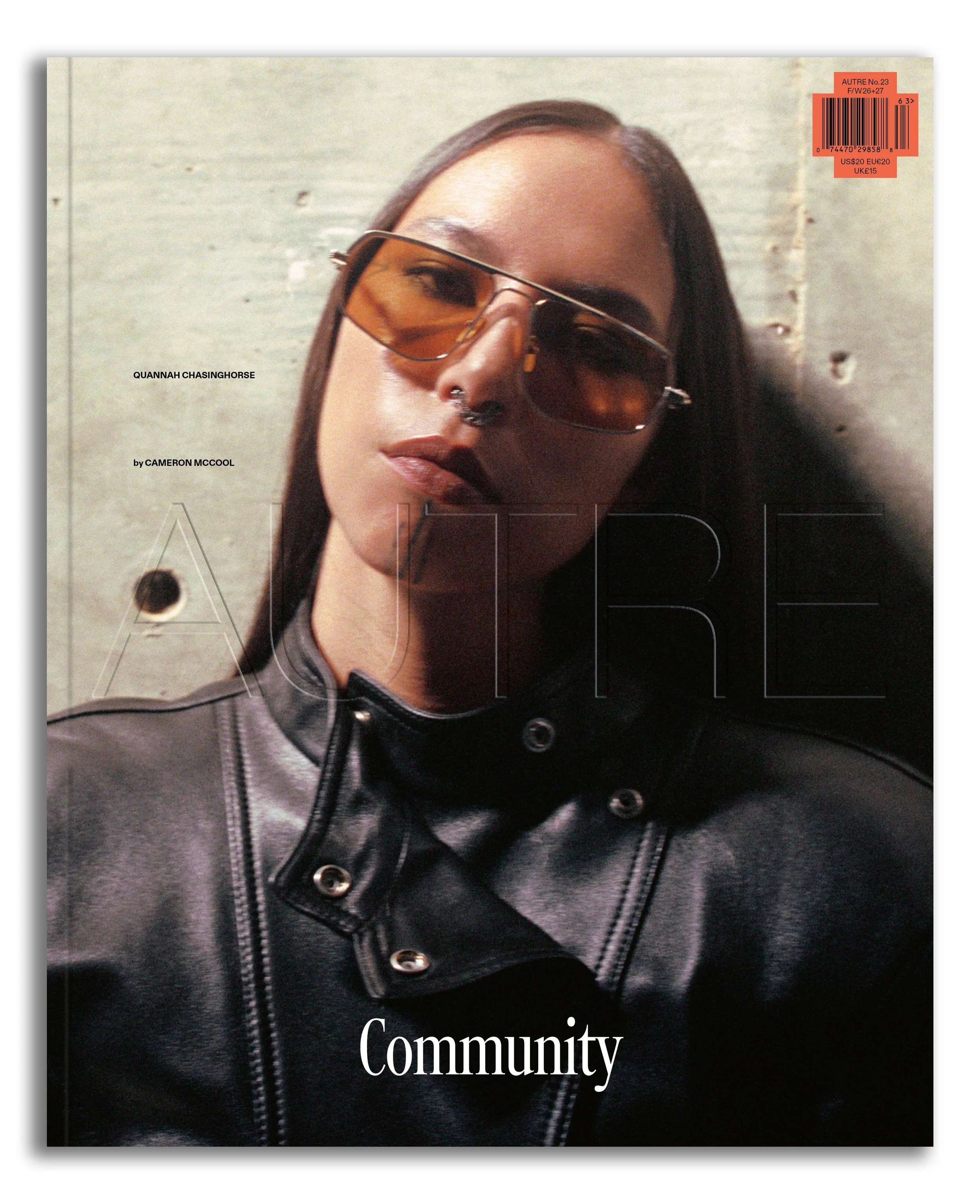 COMMUNITY: QUANNAH CHASINGHORSE by CAMERON MCCOOL for AUTRE WELLNESS. Pre-order now (link in bio)

QUANNAH CHASINGHORSE, the fourth-generation Indigenous land protector and model, speaks with @celinecelines about ancestral knowledge, intergenerationa