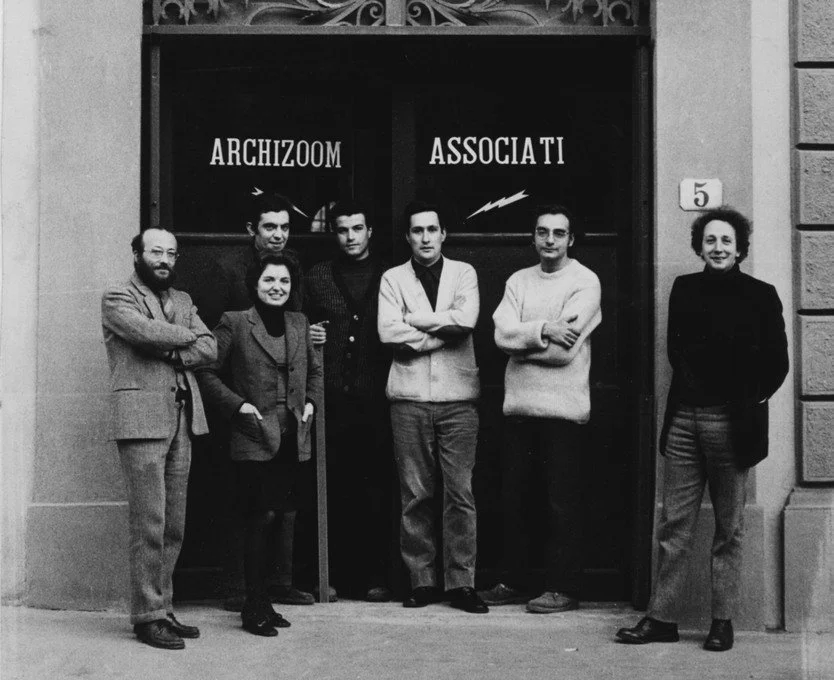members of archizoom posing