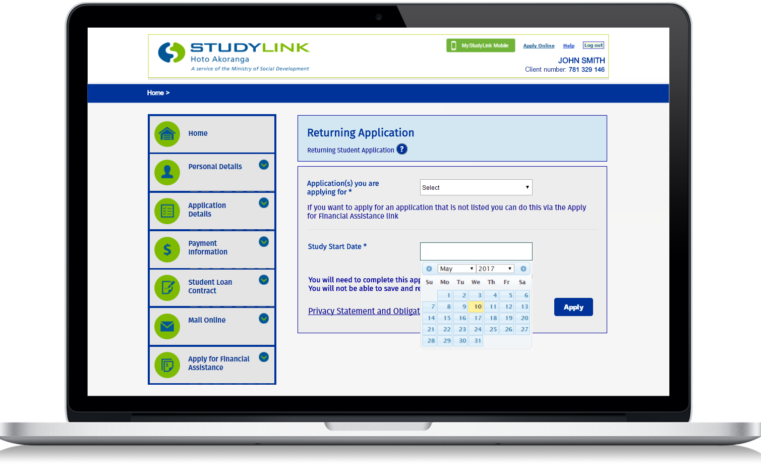 Throwback to my proposed redesign of the Studylink UI + UX