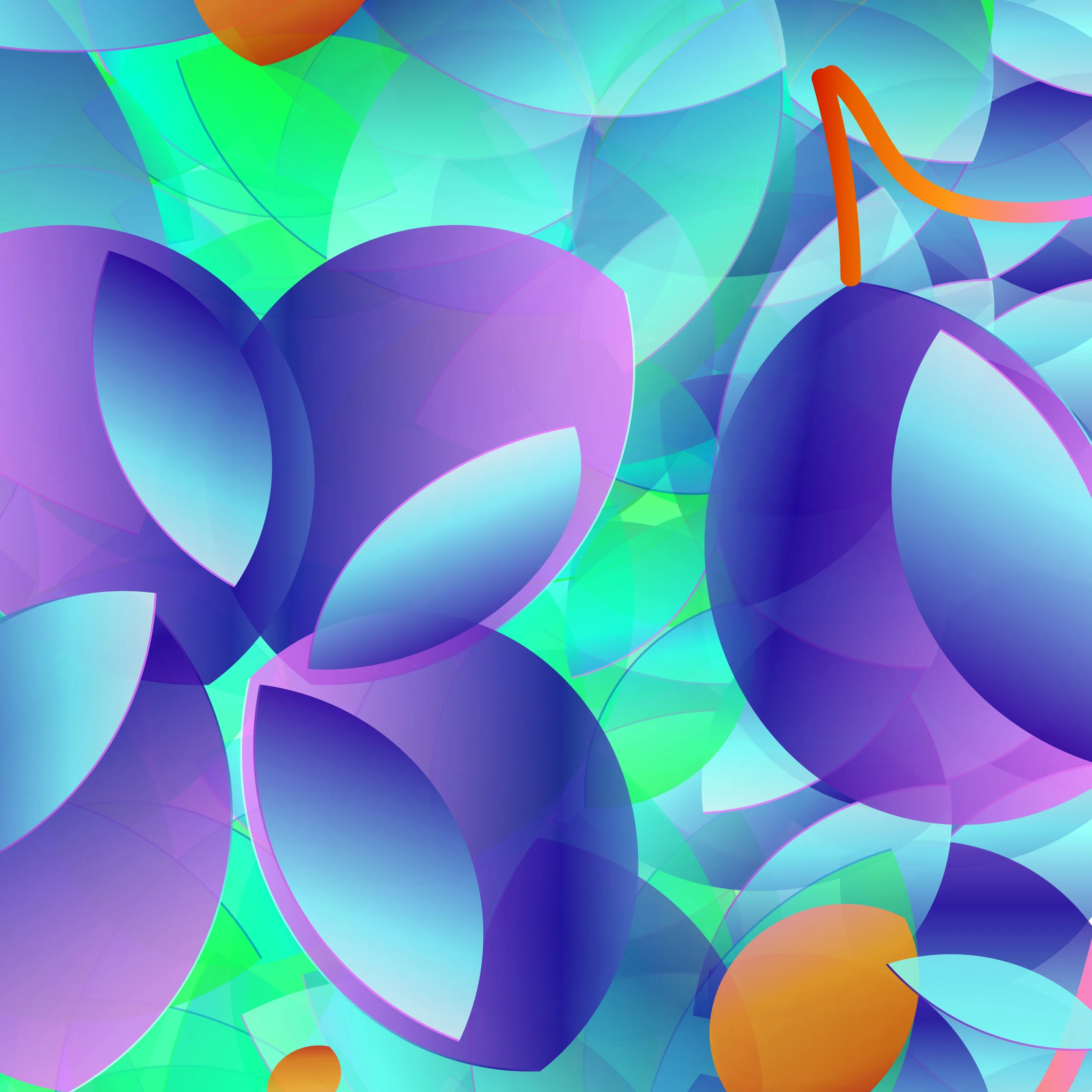 Floral Feast: Close up detail