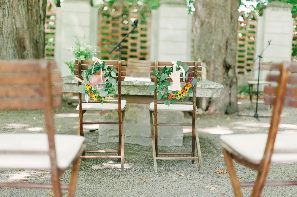 Garden Wedding in a castle in Austria