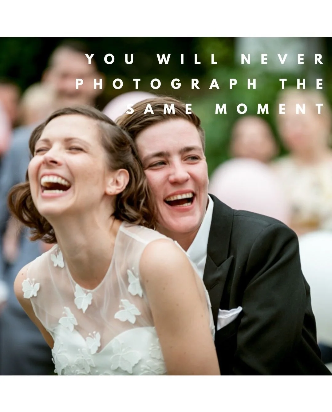 The moment does not become valuable because we photographed it. The photograph becomes valuable because the moment is gone.

People change. Places change. We change.
The picture stays. That is why you want photos.

#weddingphotographyforrealpeople #d