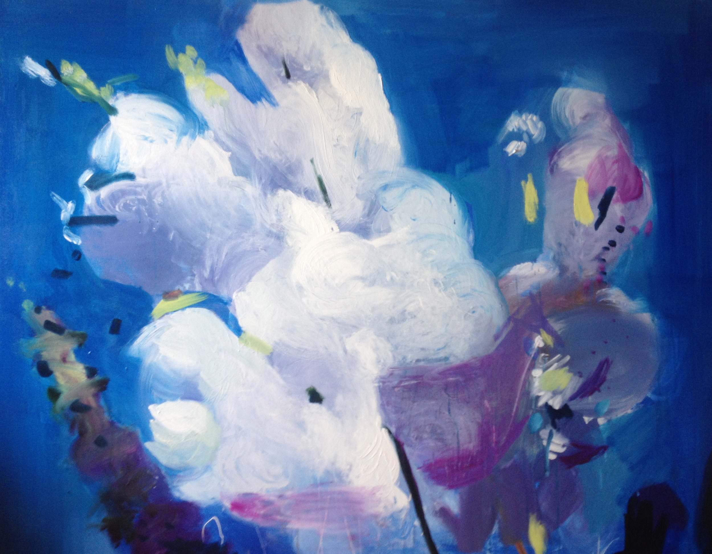 Blossom, 2015 5ft x 6ft, oil on canvas