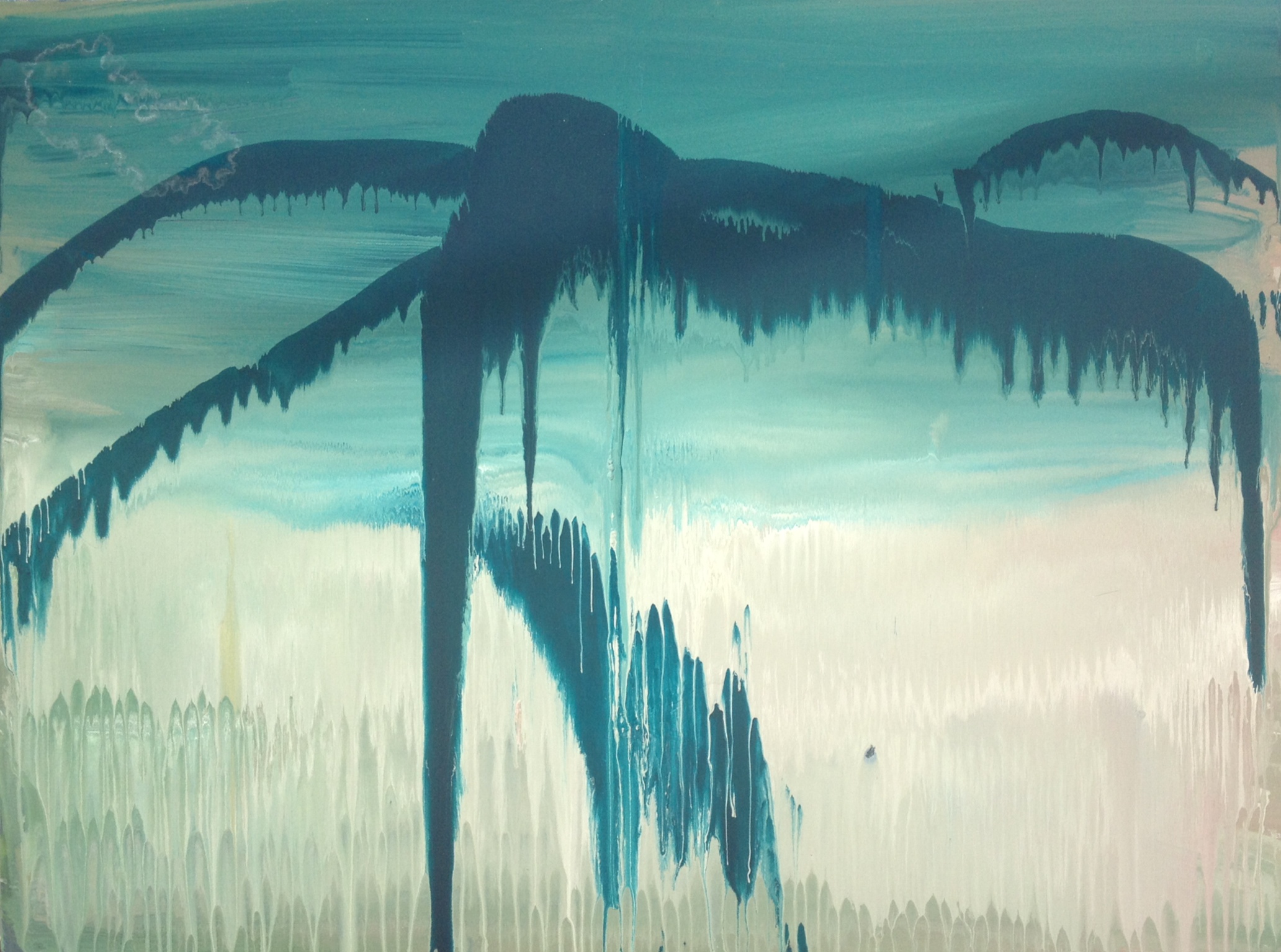 Apocalypse, 2011 2.5ft x 3.5ft, watercolour on canvas 