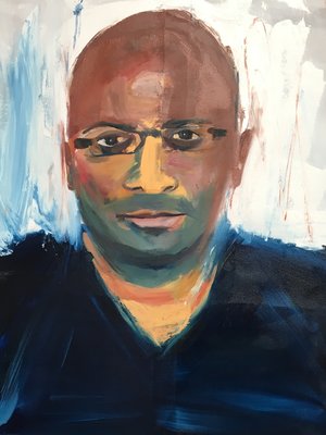 Sameer, 2016 4 x 5ft oil on canvas