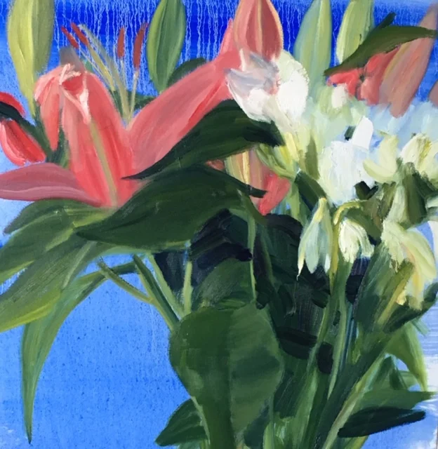 Flowers 2018 75 x 61 cms oil on canvas