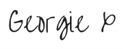 Signature of health and wellness coach Georgie Muir