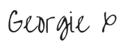 signature of health and wellness coach georgie muir.