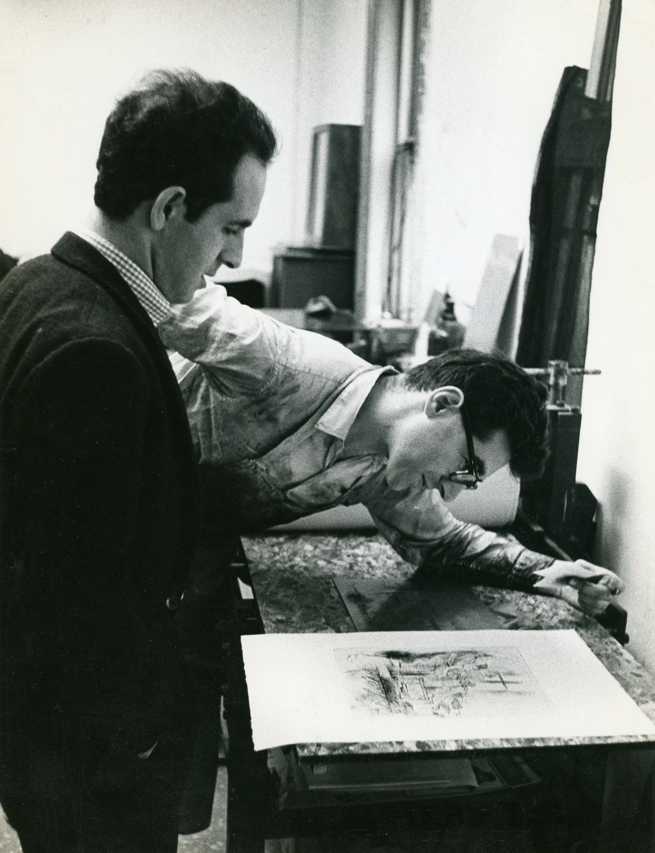 At Emiliano Sorini's Print Atelier
