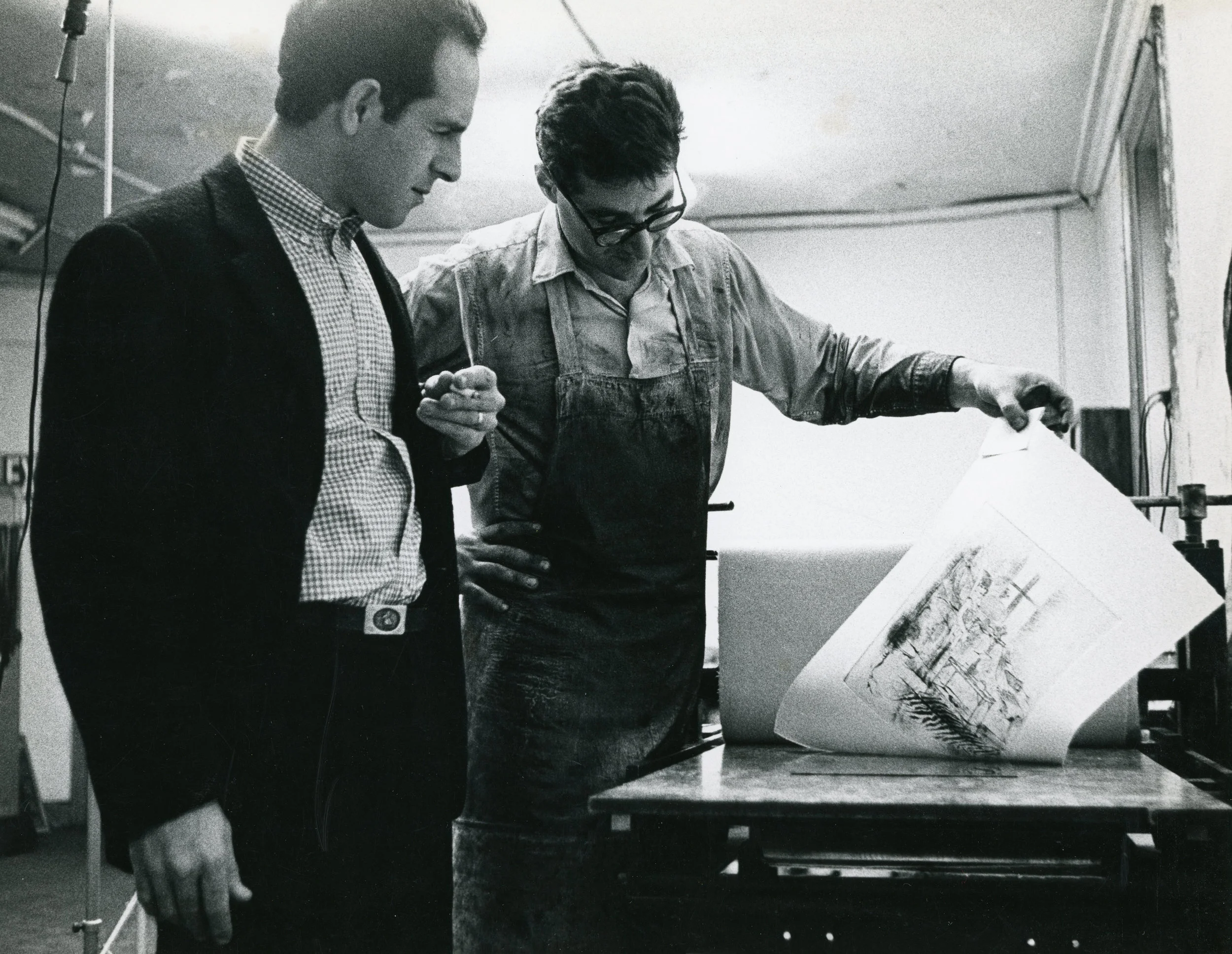 At Emiliano Sorini's Print Atelier
