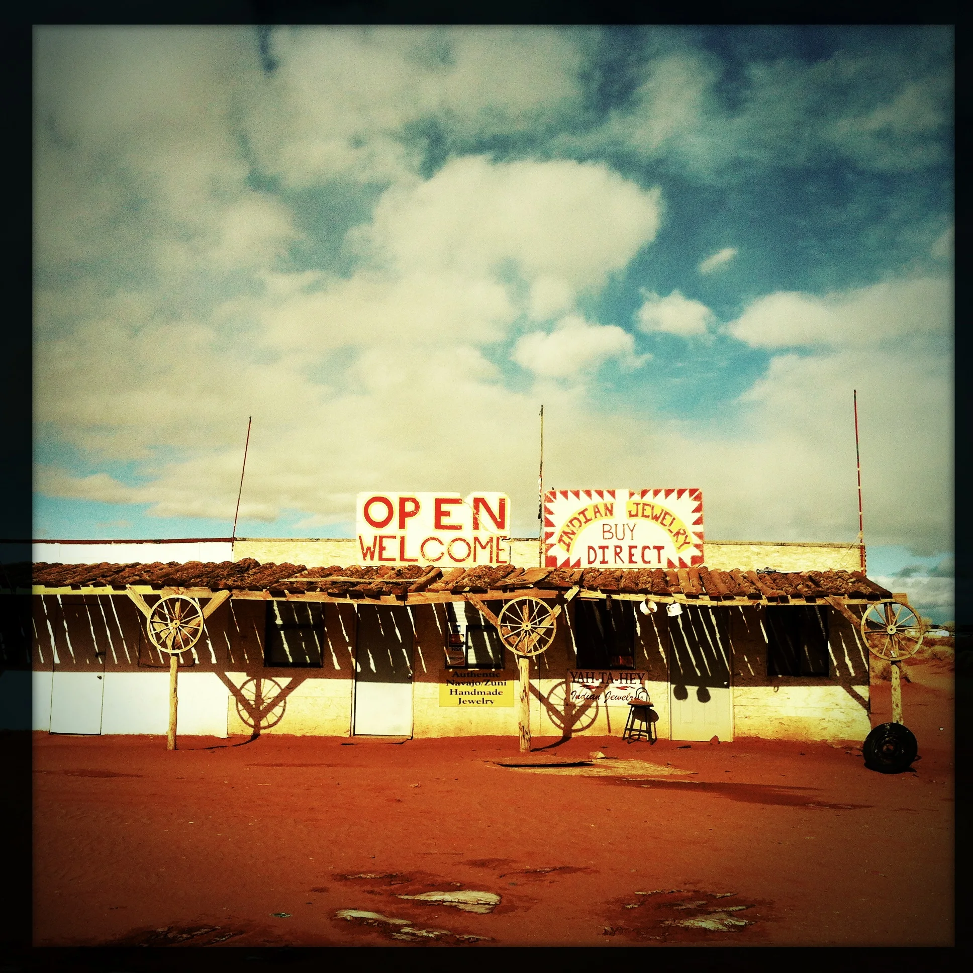 Monument Valley Indian Jewelry, janvier 2013.