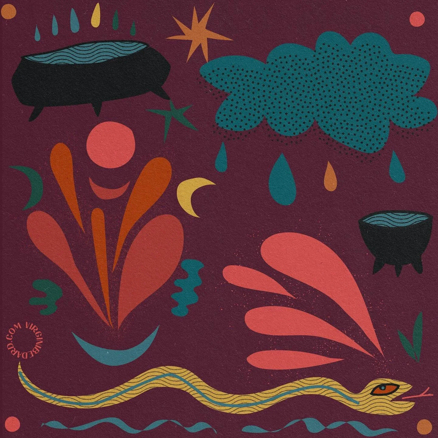 Noche de serpiente de agua 💧🌘🐍 &bull;
&bull;
&bull;
&bull;
&bull;
#illustrator #instaart #graphicdesign #digitalart #montreal #mtl #womenillustration #illustration #womenwhodraw #art #drawing #womenofillustration #illustragram #illustrationartist 
