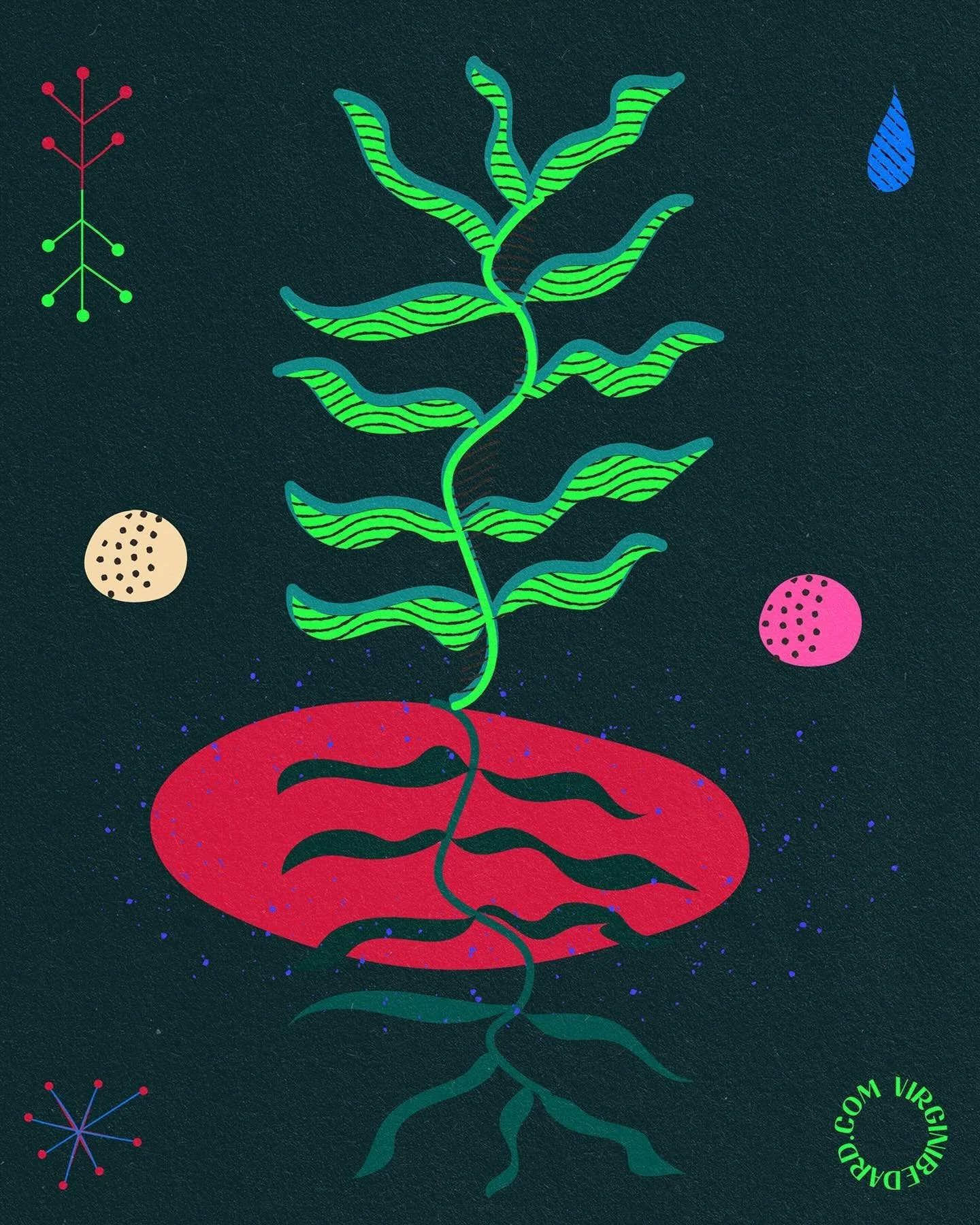 💚Signe de vie ~ hace tiempo 🩵faisait presqu&rsquo;un an que j&rsquo;avais fait du vectoriel ~ beaucoup plus de peinture, ce qui &eacute;tait le but! Mais j&rsquo;aime encore la relative facilit&eacute; de l&rsquo;ordi! Pis oui, je dessine encore av