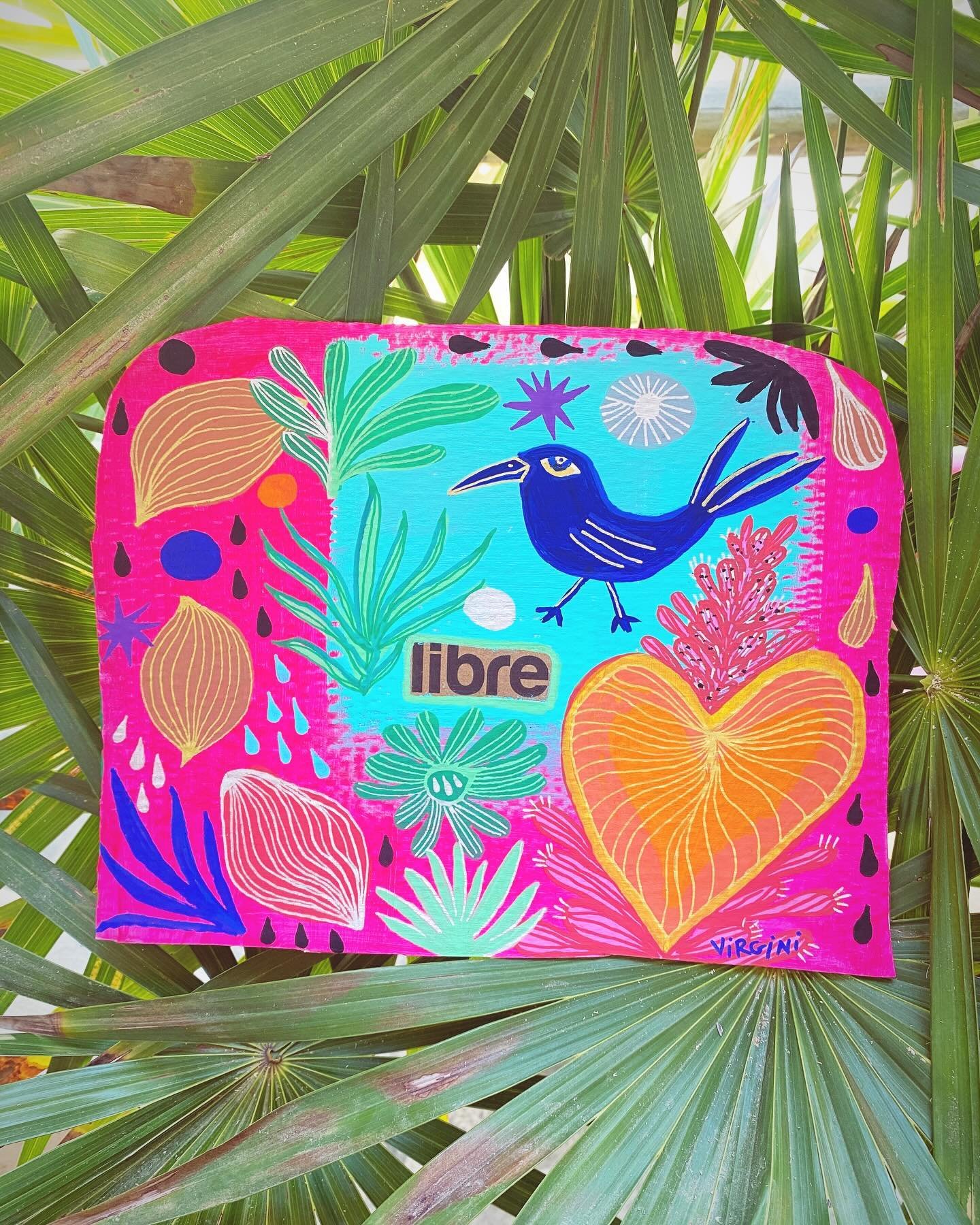 Libre 🩵 gracias @mercadolibre.mex por el carton 😛😂 #illustrationartists #illustracionmexicana #womenillustrators #sanagustinillo #mercadolibremexico #pinturaacrilica #uniposca #mexicoart
