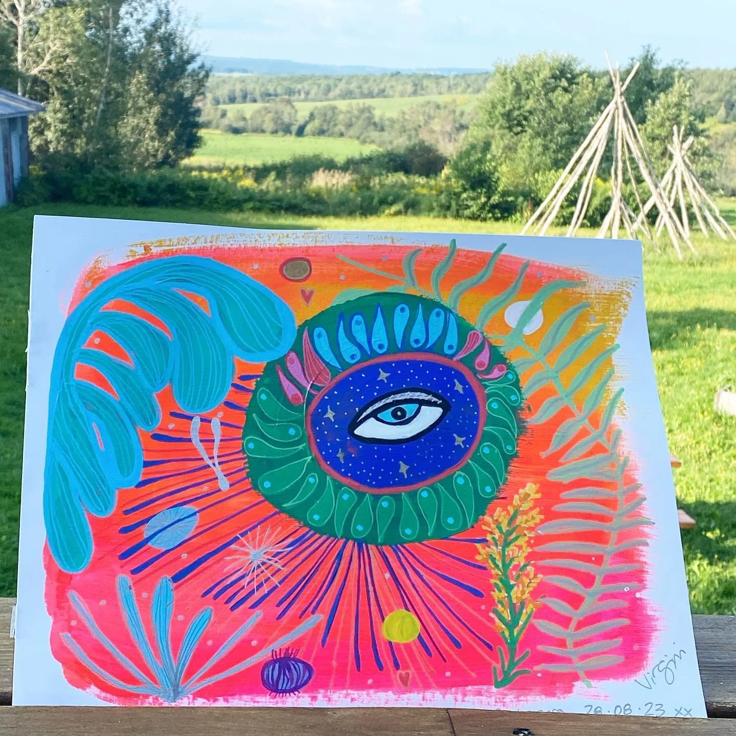 Lo agradezco mucho ❤️💙💚 petite semaine et des poussi&egrave;res de housesitting dans un endroit fabuleux ✨