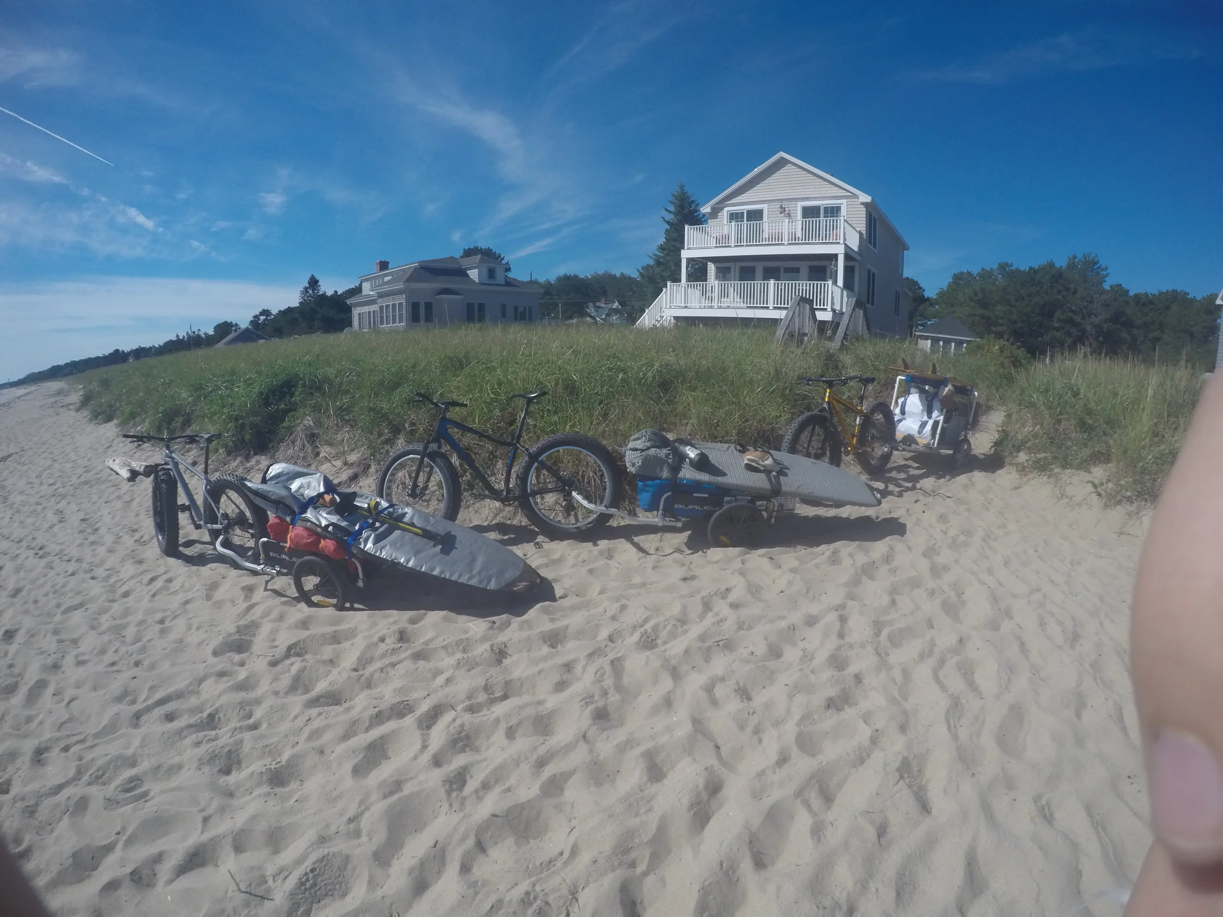 First day, first beach cleanup...was stoked to find nearly NO trash.
