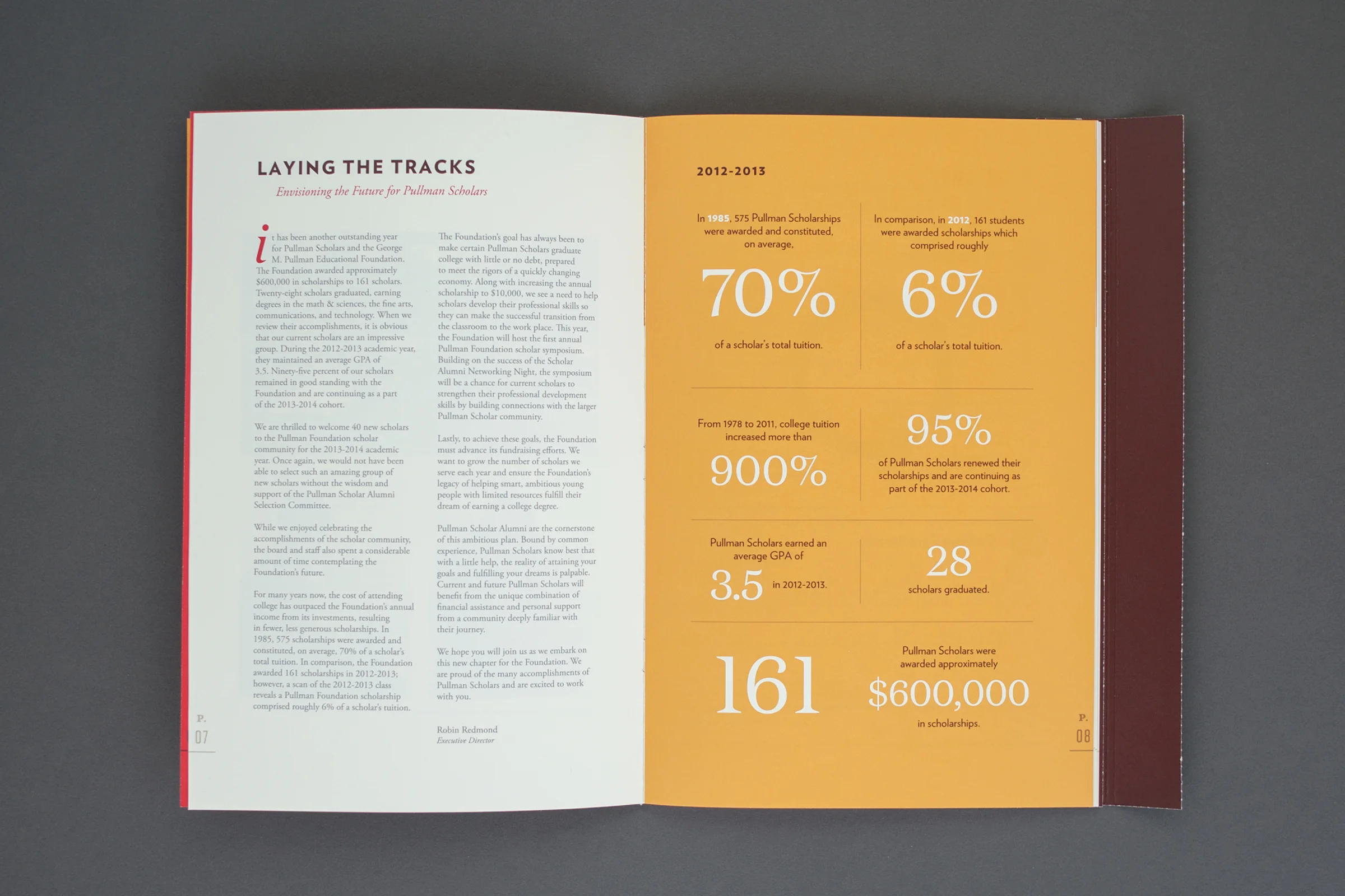 2013 Pullman Foundation Annual Report