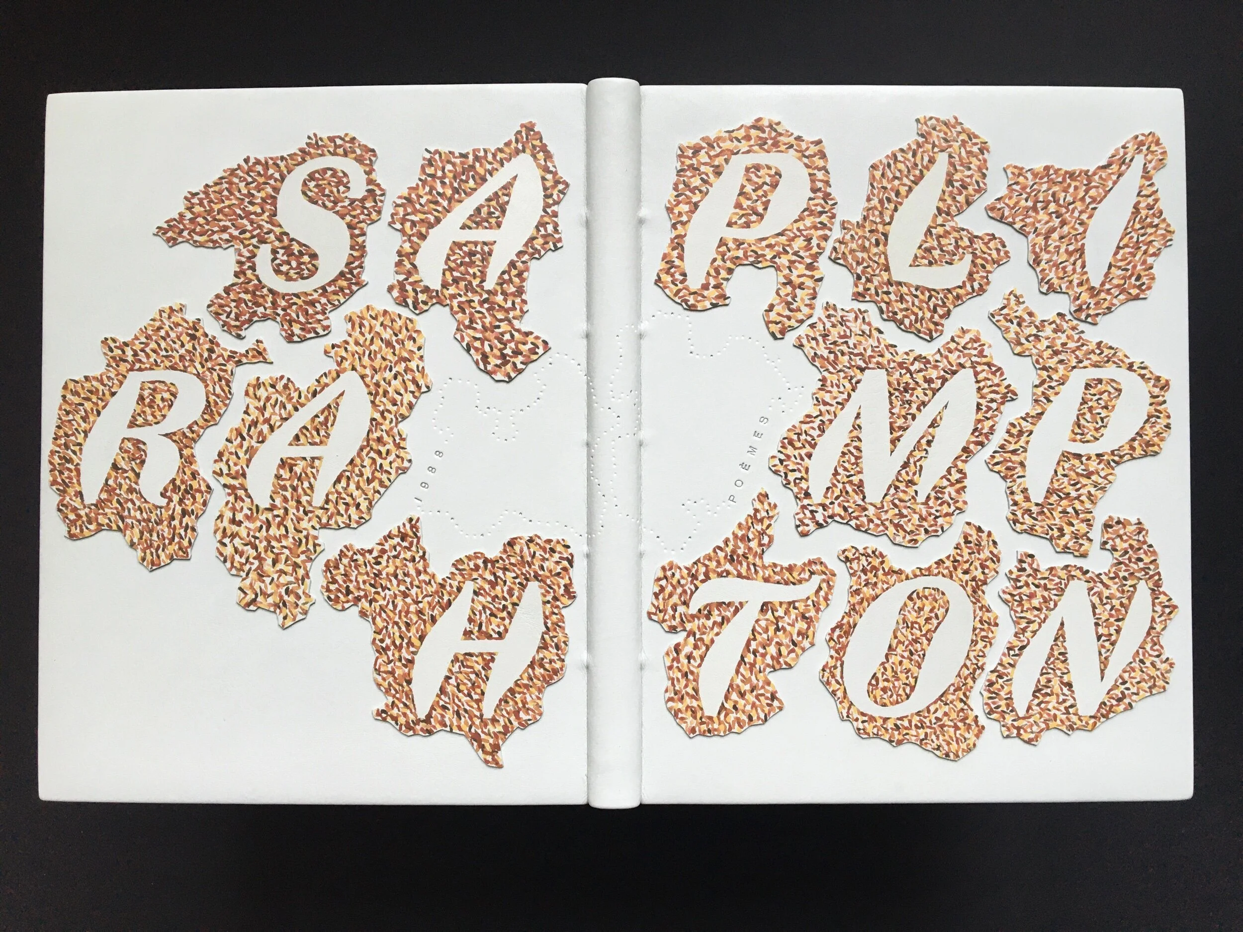 Typographie en réserve - Poèmes de Sarah Plimpton