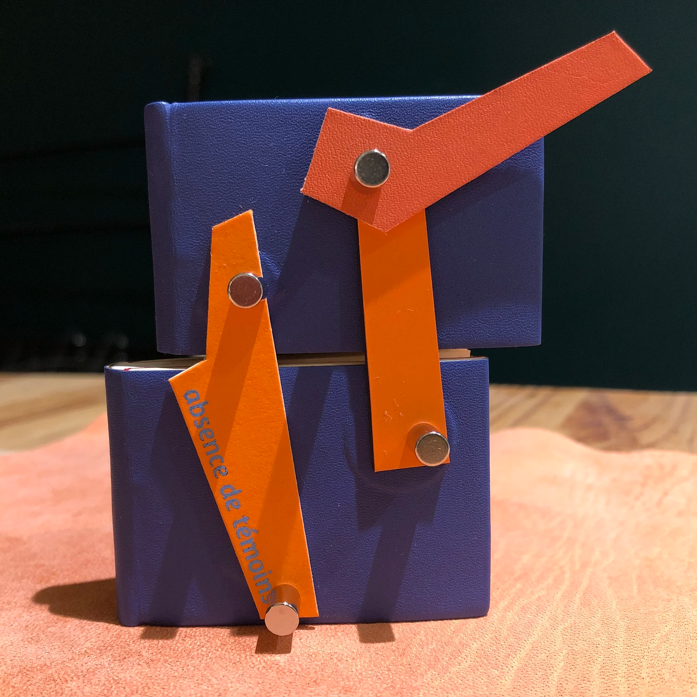 Création pédagogique - Absence de témoins, Bind Bend Bond