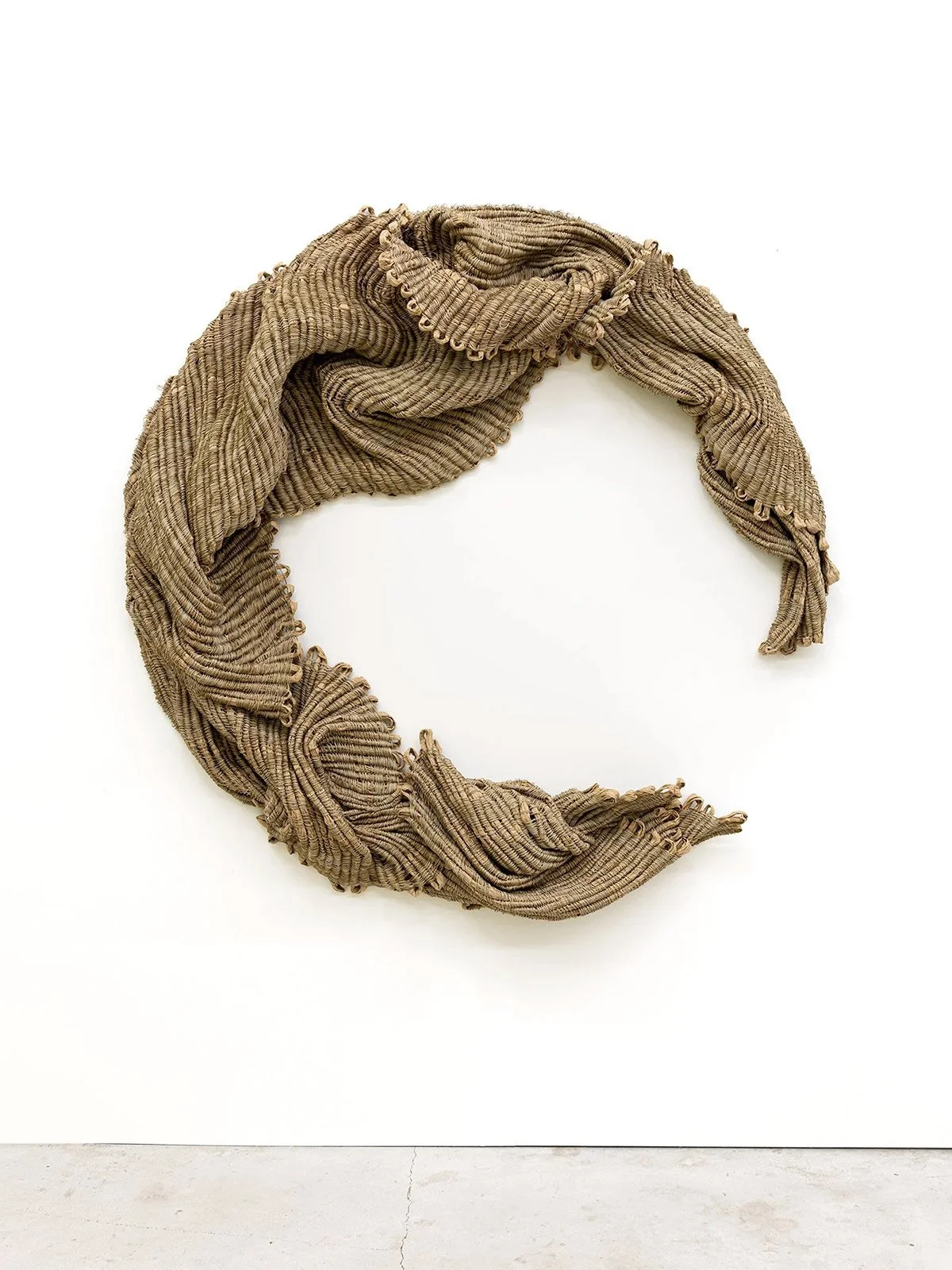  SO TELL ME Poly cord, paper and plywood  76 x 75.5 x 11 in  2023  + more details  