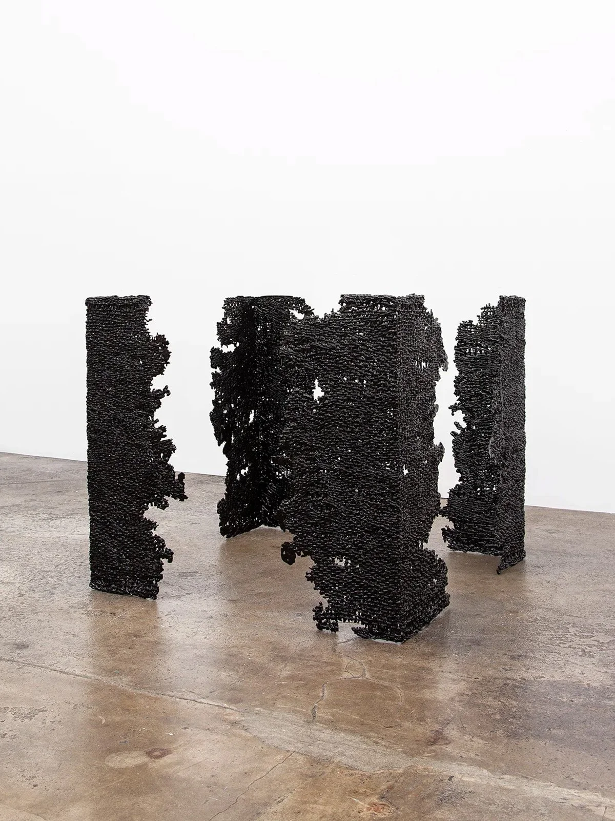  BLACK ALUMINUM CAST EDGES  Powder coated aluminum cast  41 x 50 x 50 in  2019  + more details  