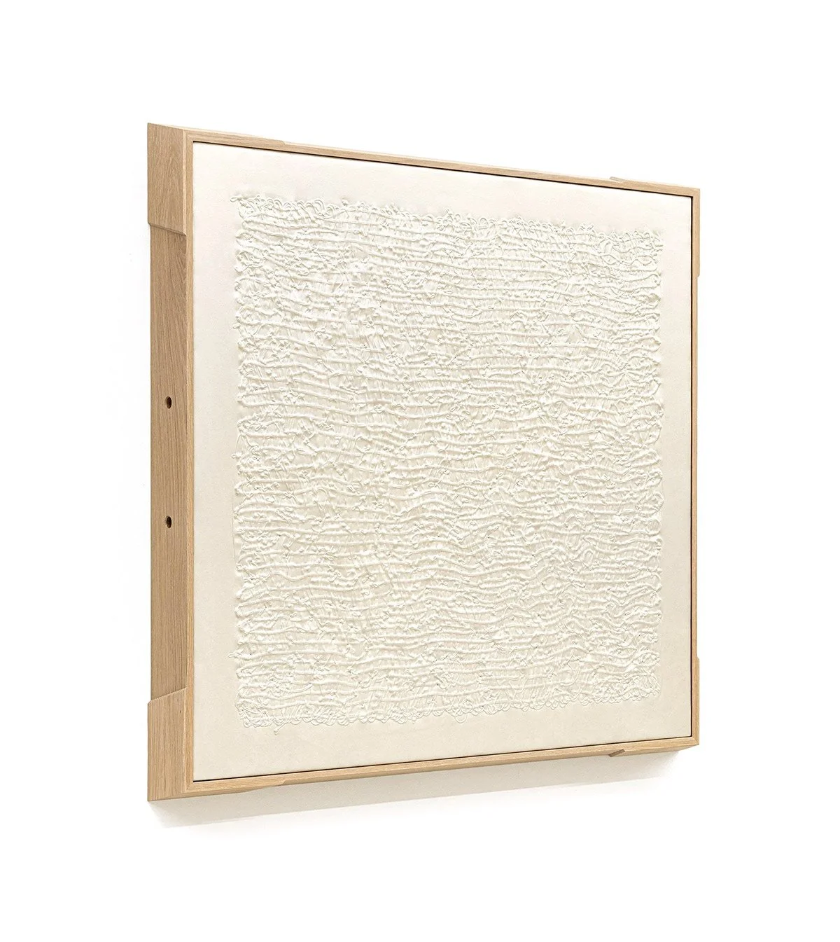  STAY, SILK Silk, archival tyvek, foam, stainless steel  hardware and white oak 46.375 x 43.375 x 4.5 in 2026  + more details   Inquire  