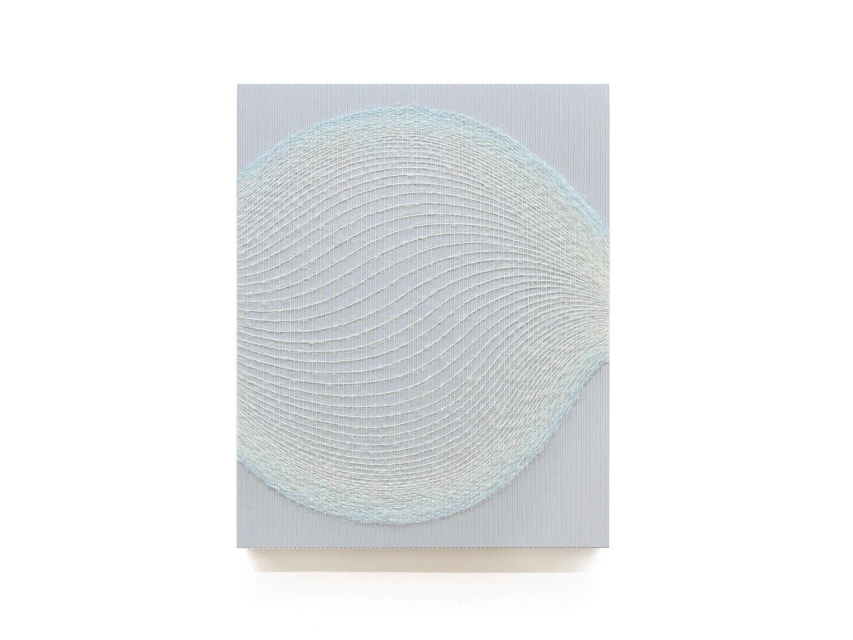  HELD IN LIGHTNESS&nbsp; Natural fibers and painted panel 30 x 24 x 3 in 2026  view more images  