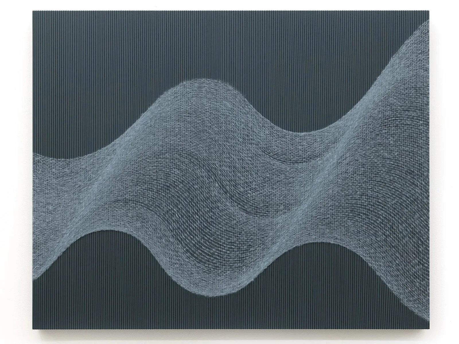  THE CHRONICLE Natural fibers and painted panel 48 x 60 x 3 in 2026  view more images  