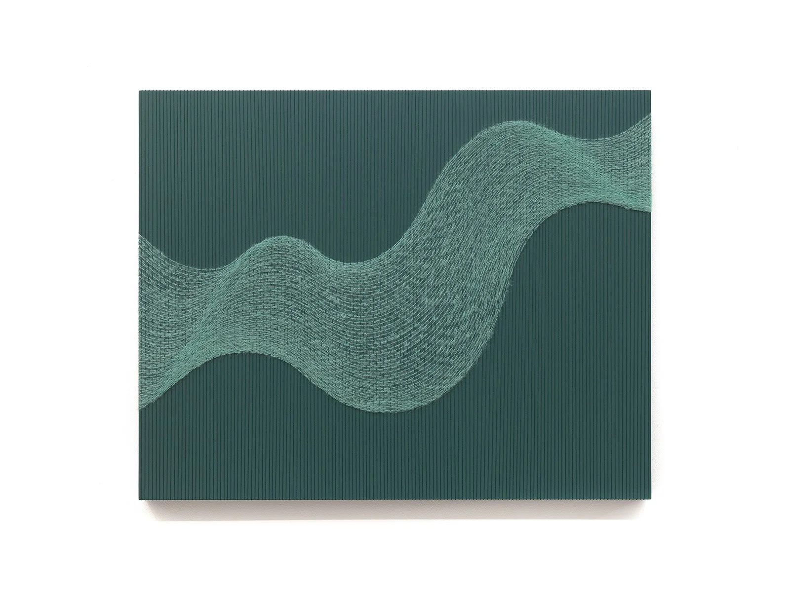  ALONG THE WAY Natural fibers and painted panel 36 × 45 x 3 in 2026  view more images  