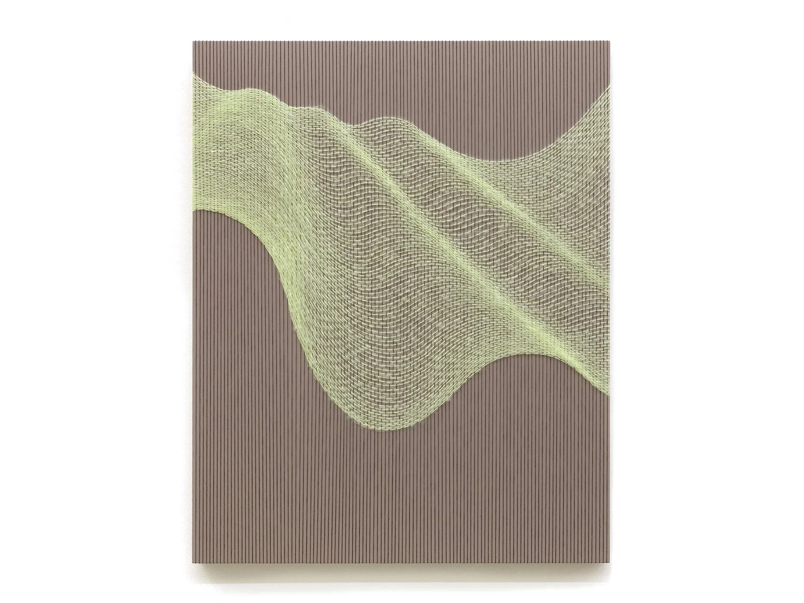  OPEN LATE Natural fibers and painted panel 45 × 36 x 3 in 2026  view more images  