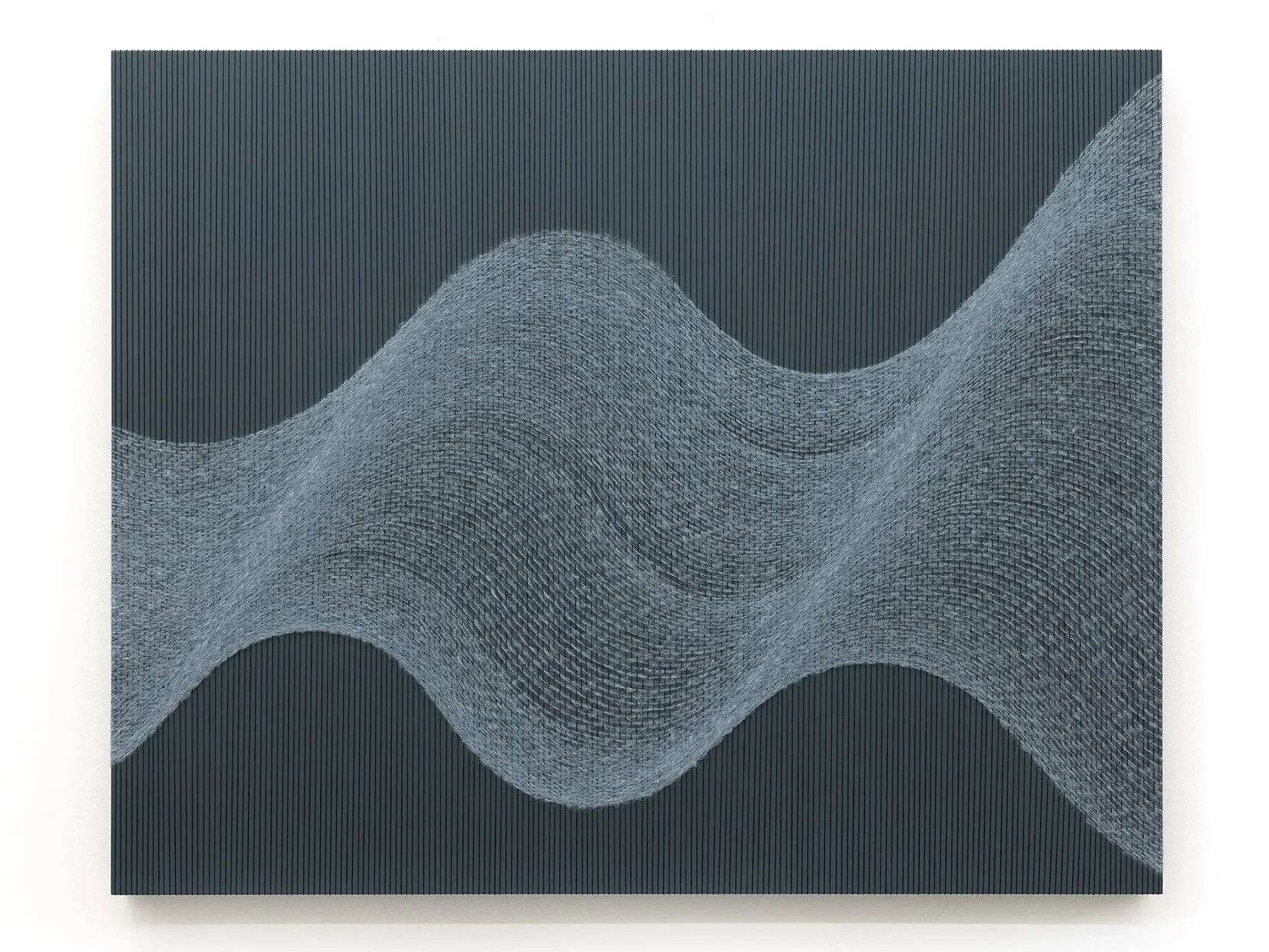  THE CHRONICLE Natural fibers and painted panel 48 x 60 x 3 in 2026  view more images  