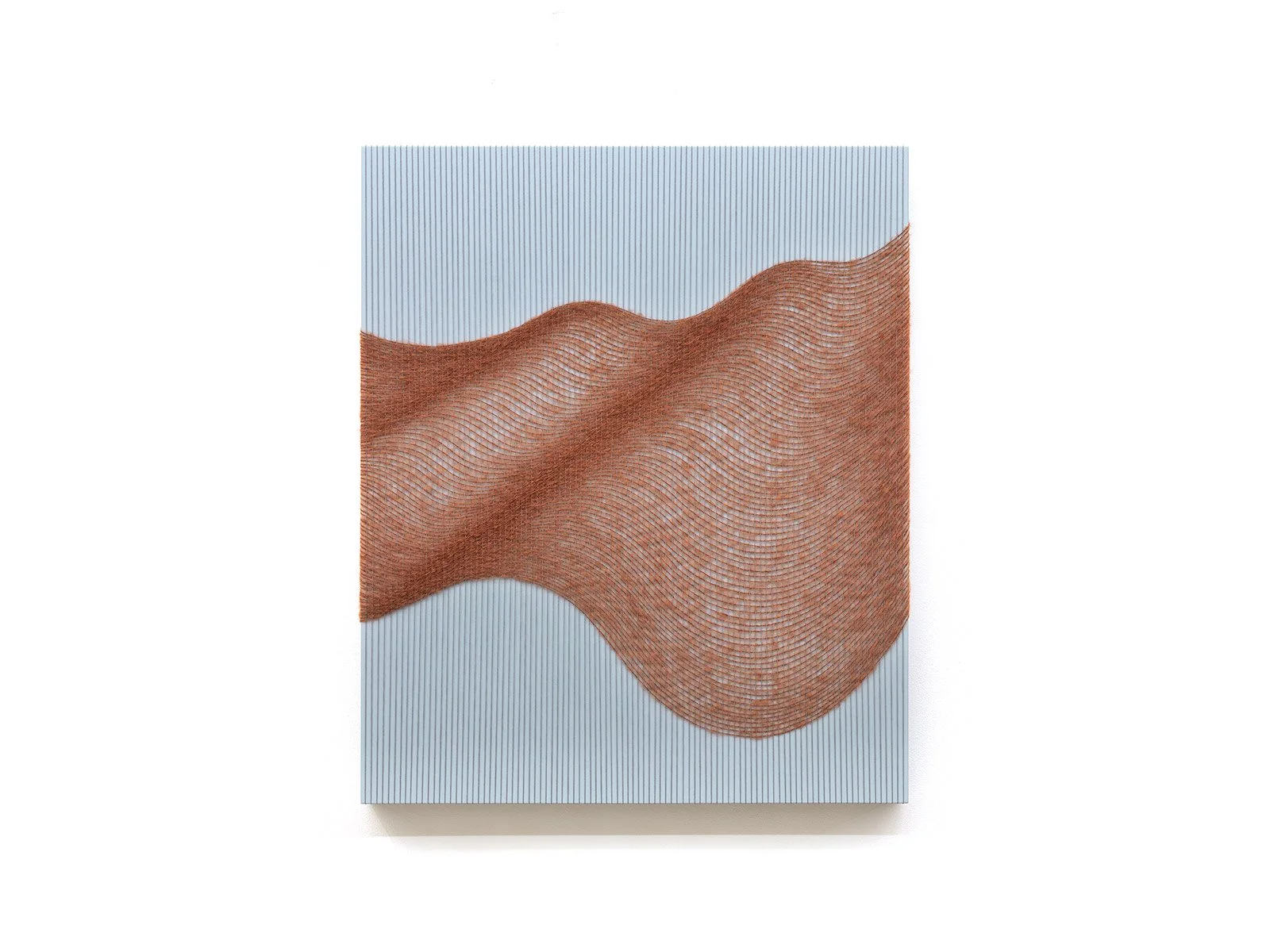  A GENTLE FOUNDATION Natural fibers and painted panel 36 × 30 x 3 in 2026  view more images  