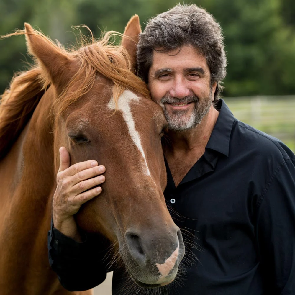 Tim and his horse Austin