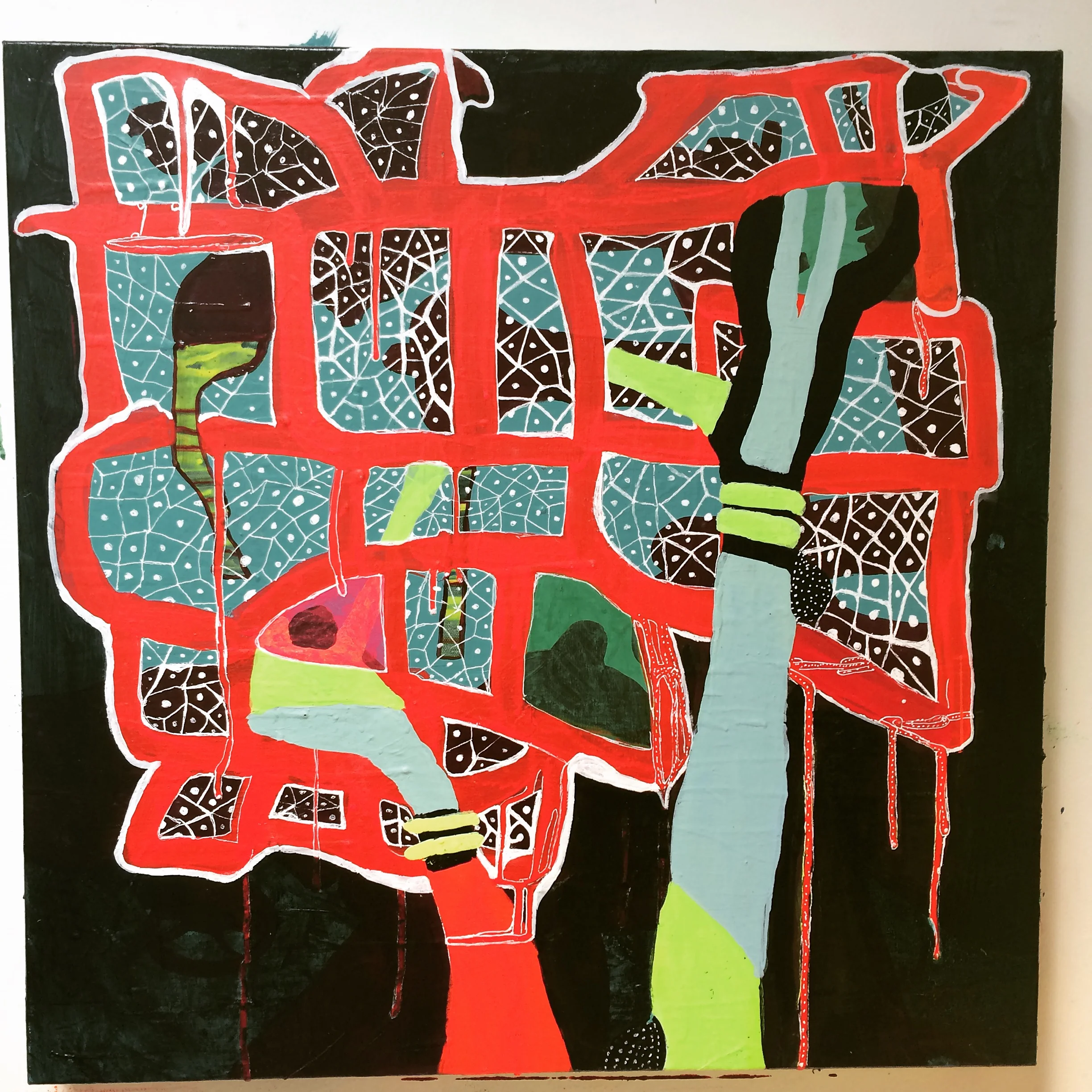 Radical Inclusion, 24x24 acrylic on canvas