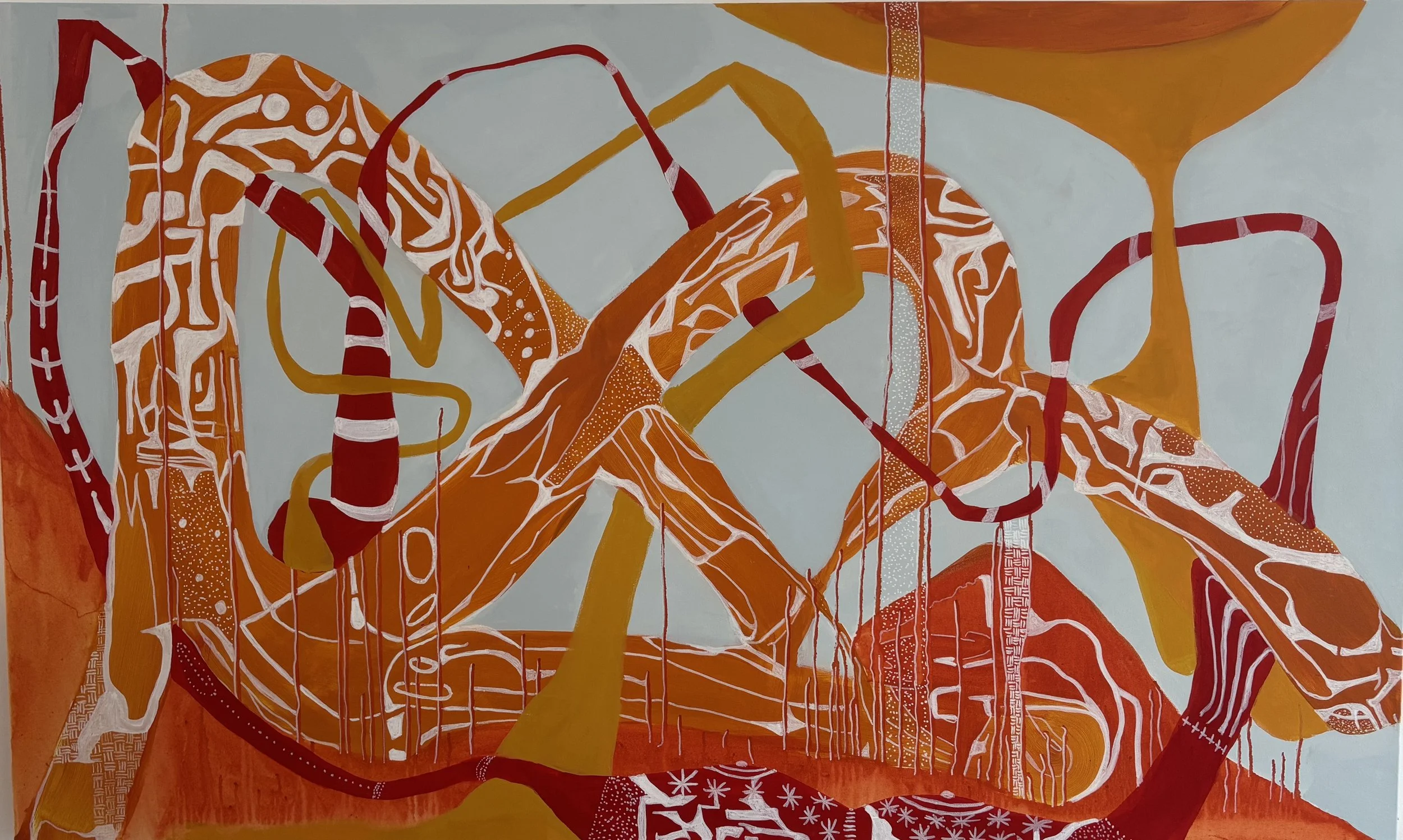 Sea Spray 36x60" Acrylic on Canvas