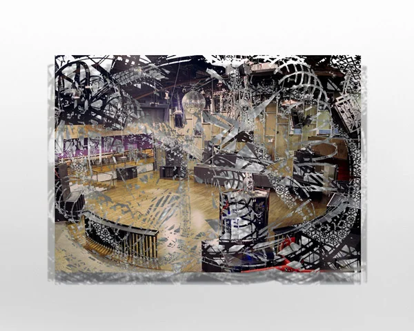 "DYSCO: CROWBAR" Hand cut C-print/210cm x 158cm