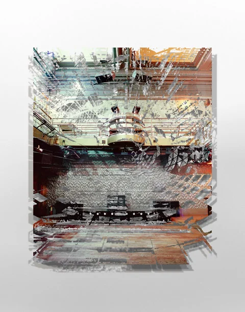 "DYSCO: ELEMENT" Hand cut C-print/198cm x 140cm