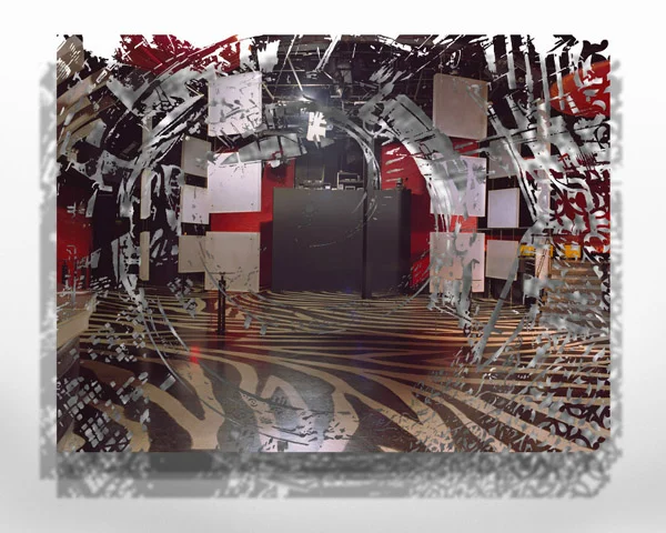 "DYSCO: EXIT" Hand cut C-print/235cm x 197cm